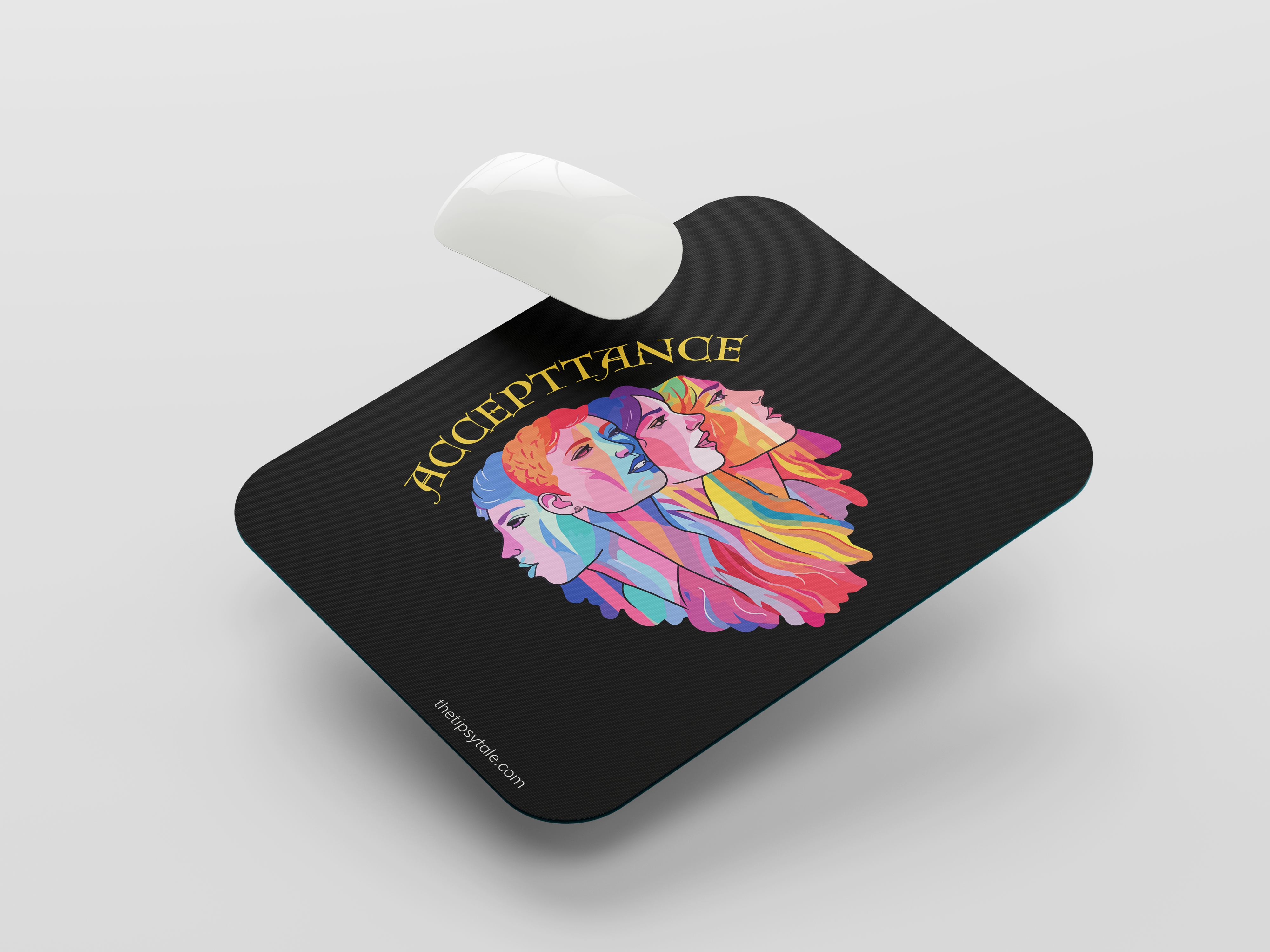 "LOVE IS LOVE" LGBTQ+ Inspired Mousepad