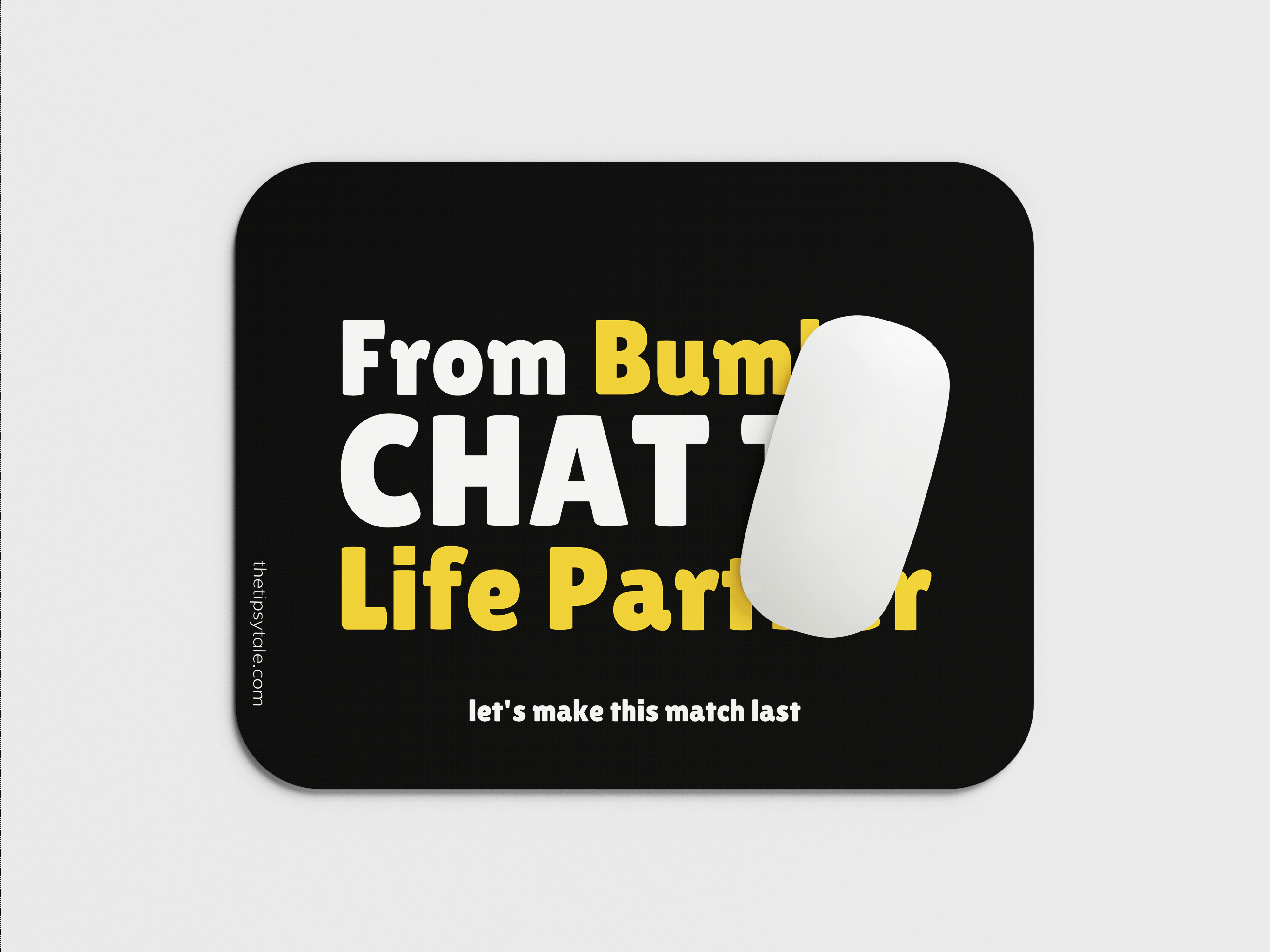 "BUMBLE: EMPOWER YOUR LOVE STORY" Valentine Special Edition Mousepad