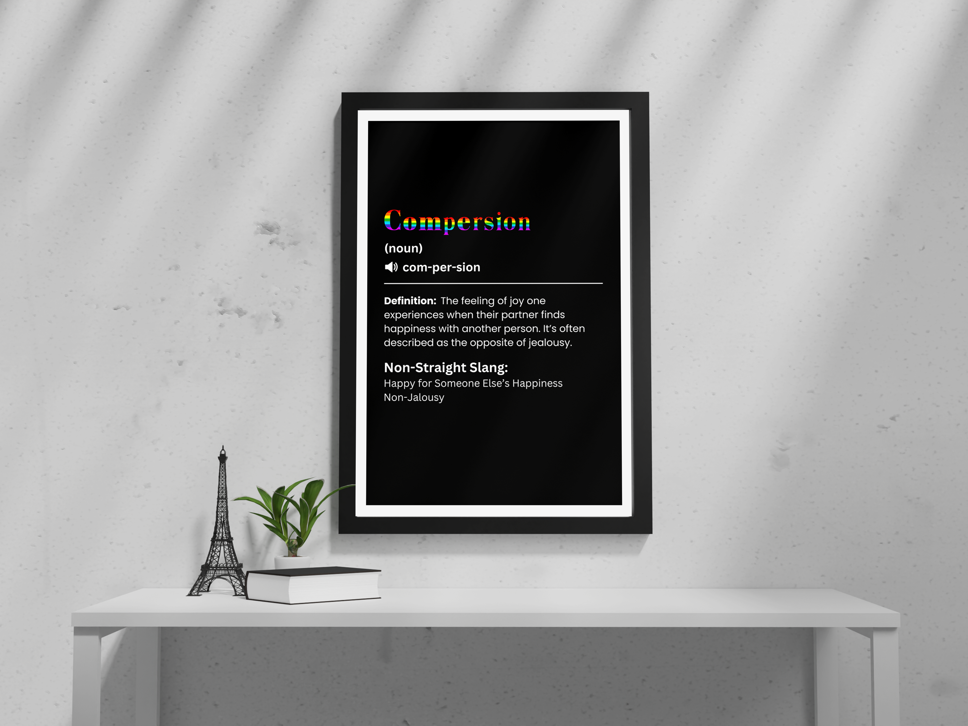 "COMPERSION" – The LGBTQ+ Slang Poster