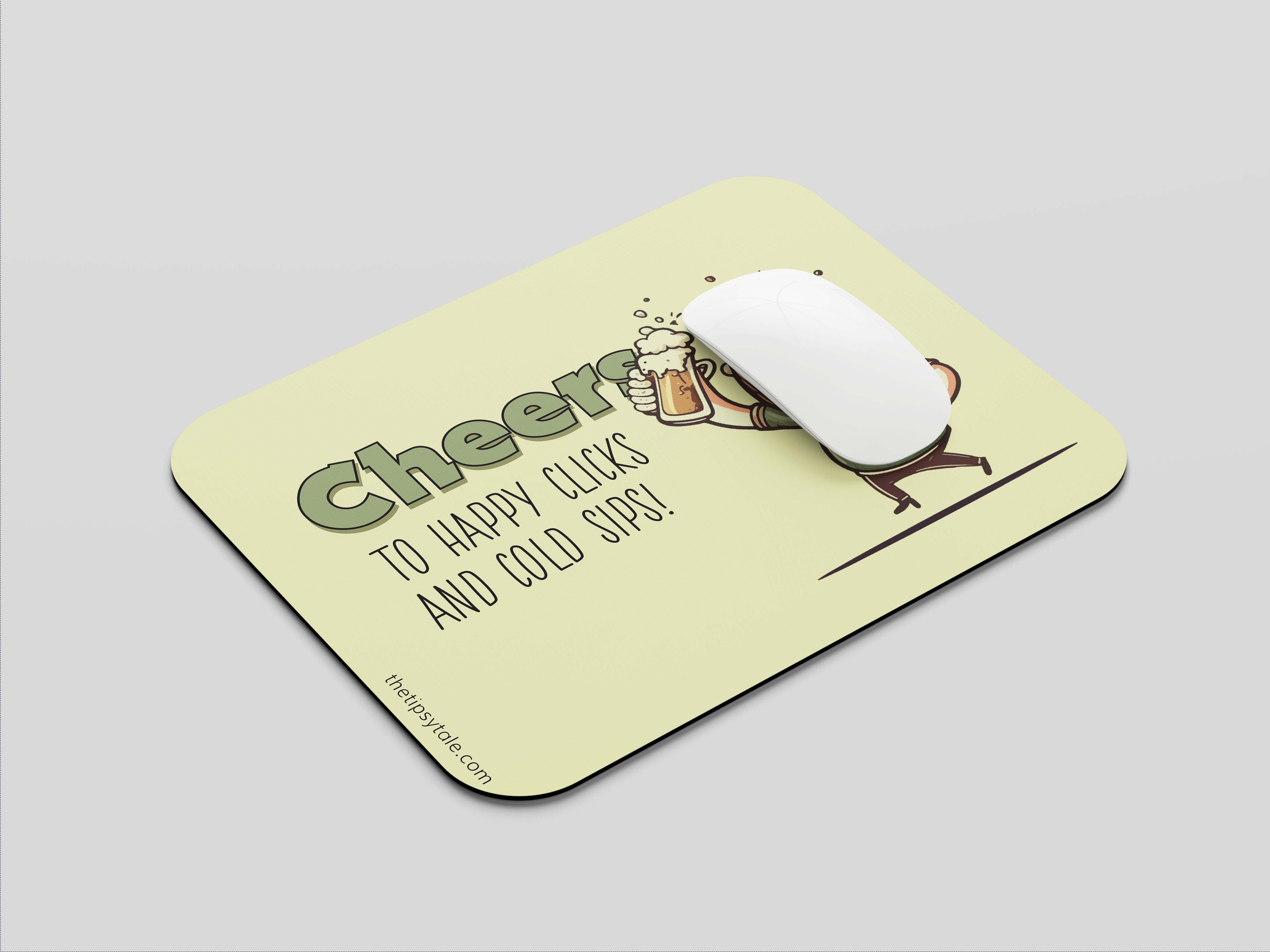Weekdays Stress Call's for a Cold Sip of Brain Freezers: Fun Mouse Pad