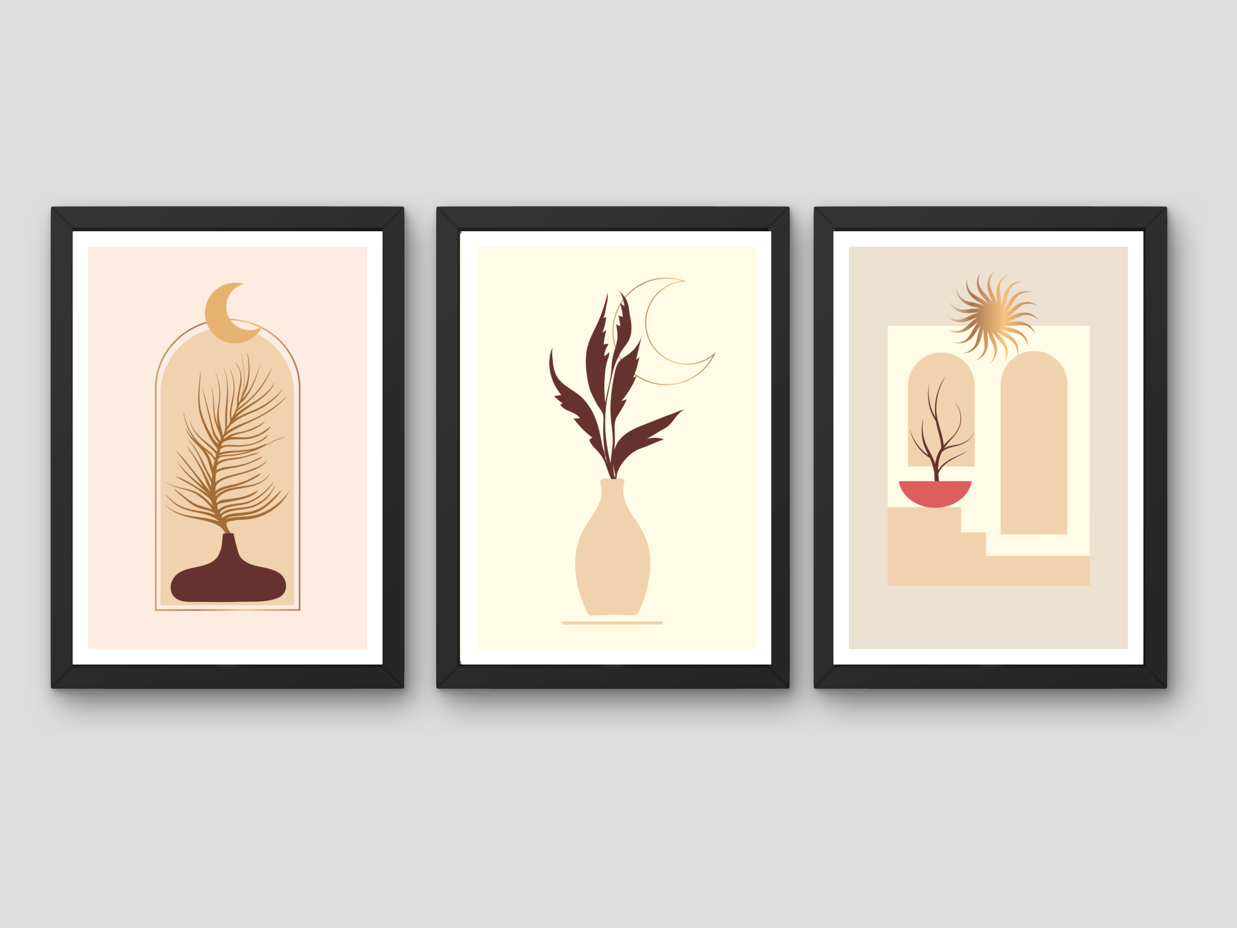 "Appealing Aesthetic" Set of 3 Posters – Add a Touch of Personality to Your Space