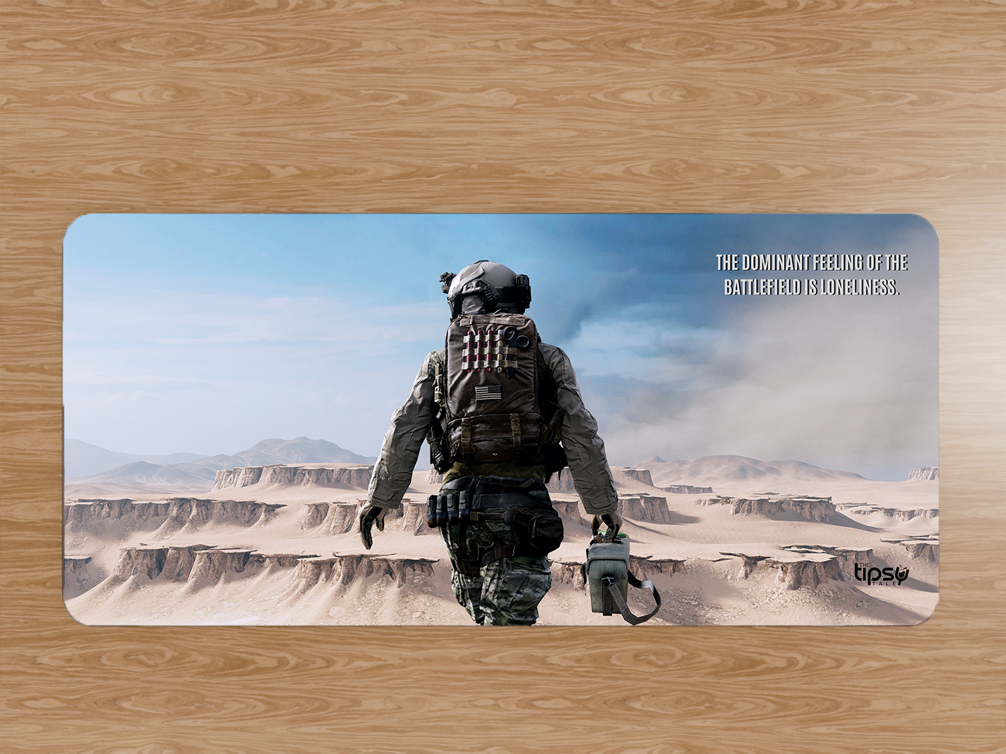 "BATTLEFIELD DESERT GAMING" Gaming Mousepad- Elevate Your Gaming Experience