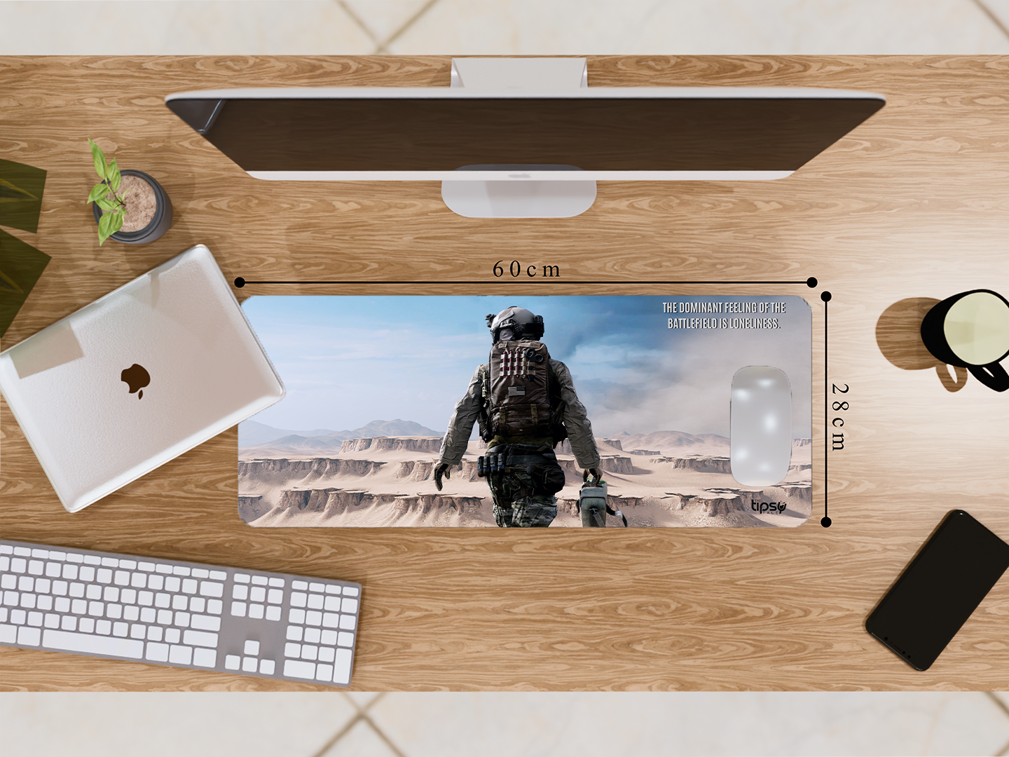 "BATTLEFIELD DESERT GAMING" Gaming Mousepad- Elevate Your Gaming Experience