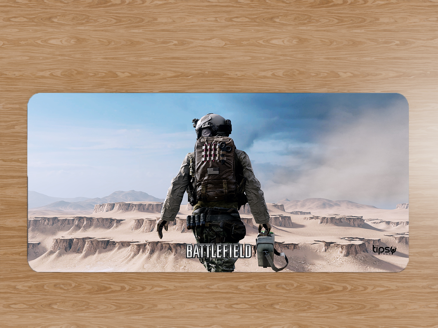 "BATTLEFIELD DESERT BATTLE GAMING" Gaming Mousepad- Elevate Your Gaming Experience