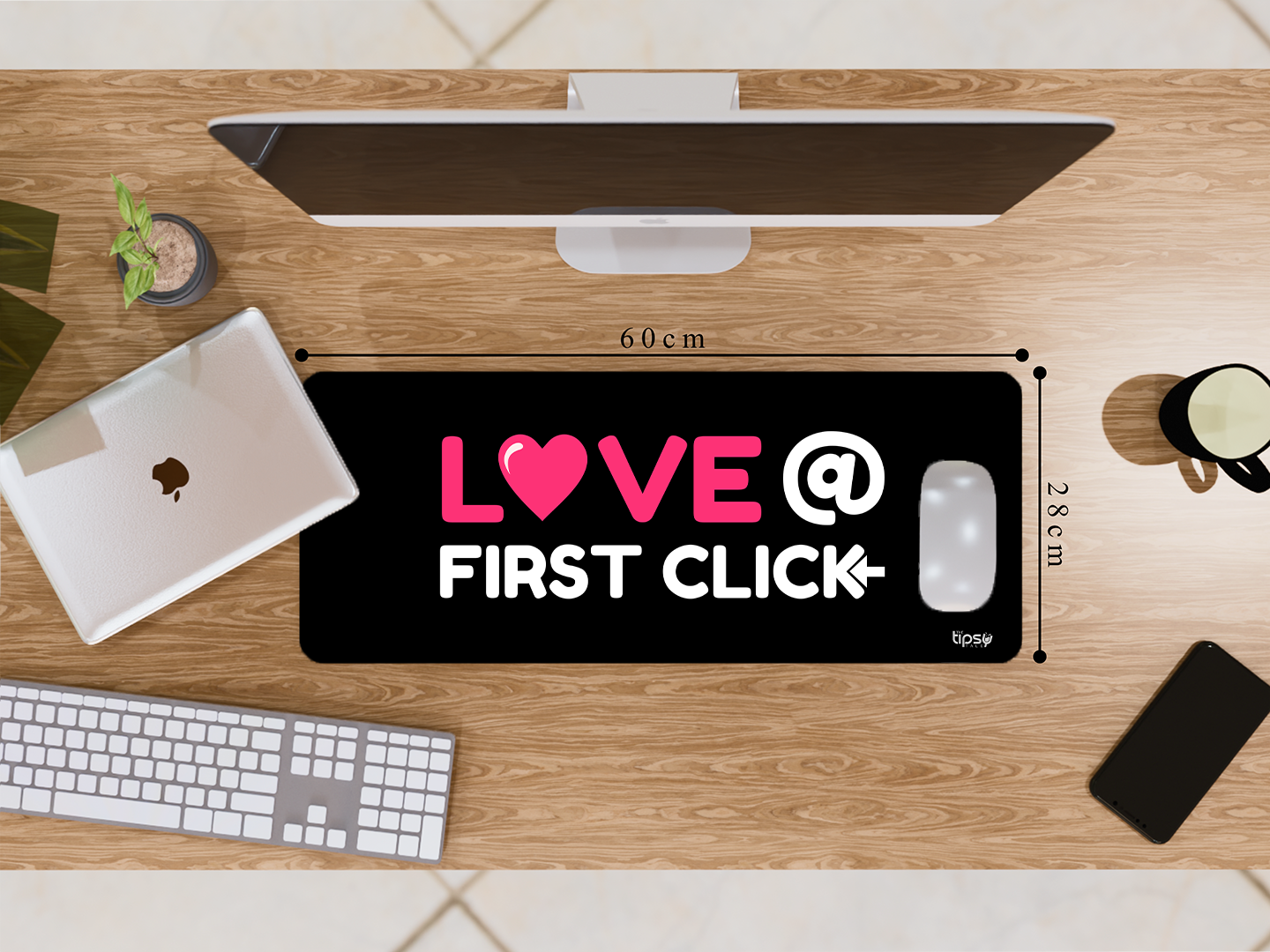 "LOVE @ FIRST CLICK"– Valentine’s Special Edition Mousepad