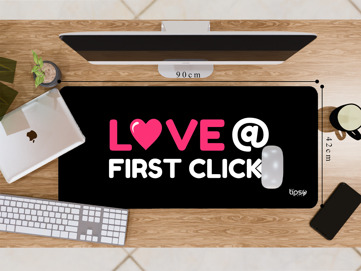 "LOVE @ FIRST CLICK"– Valentine’s Special Edition Mousepad