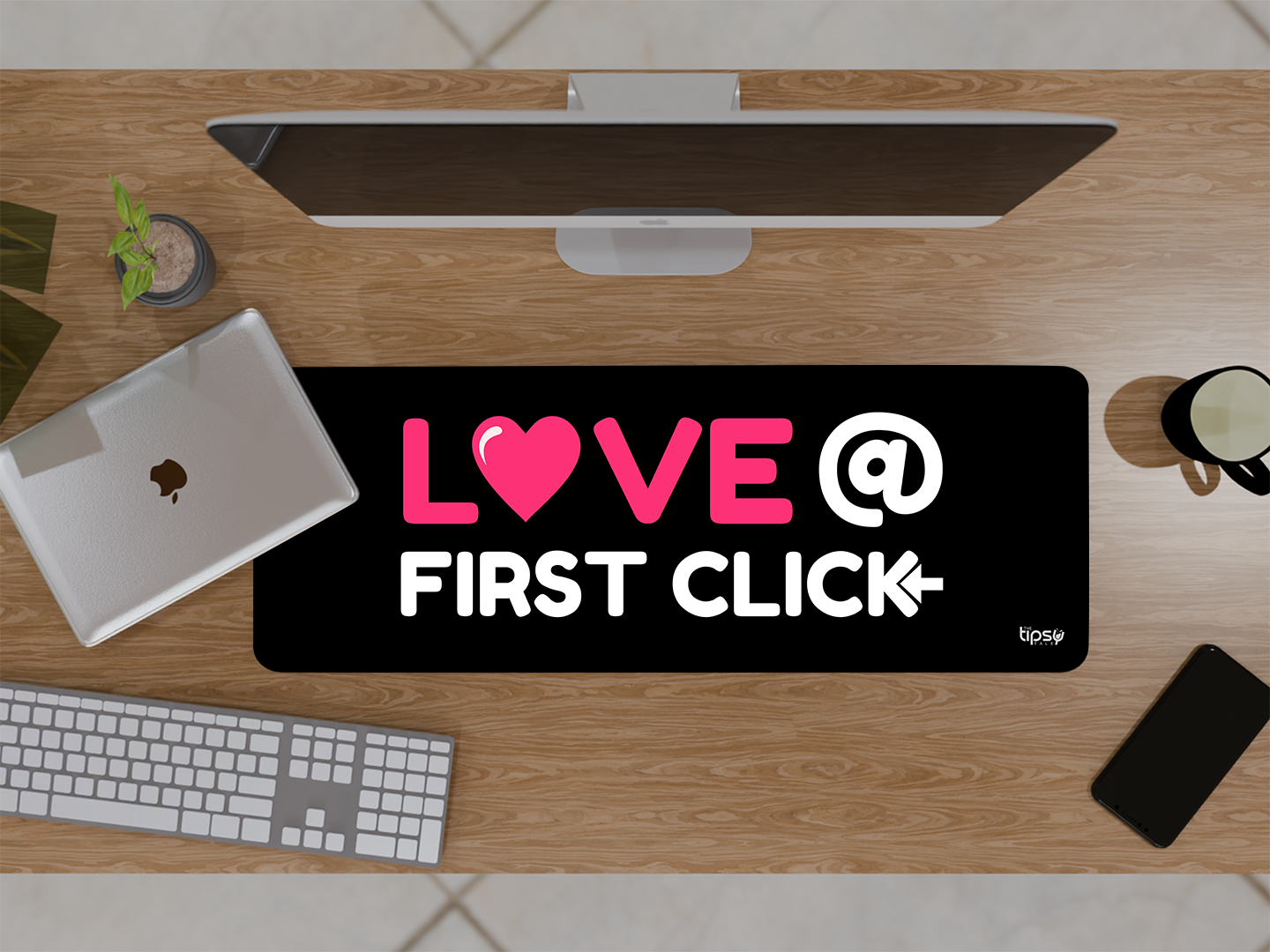 "LOVE @ FIRST CLICK"– Valentine’s Special Edition Mousepad