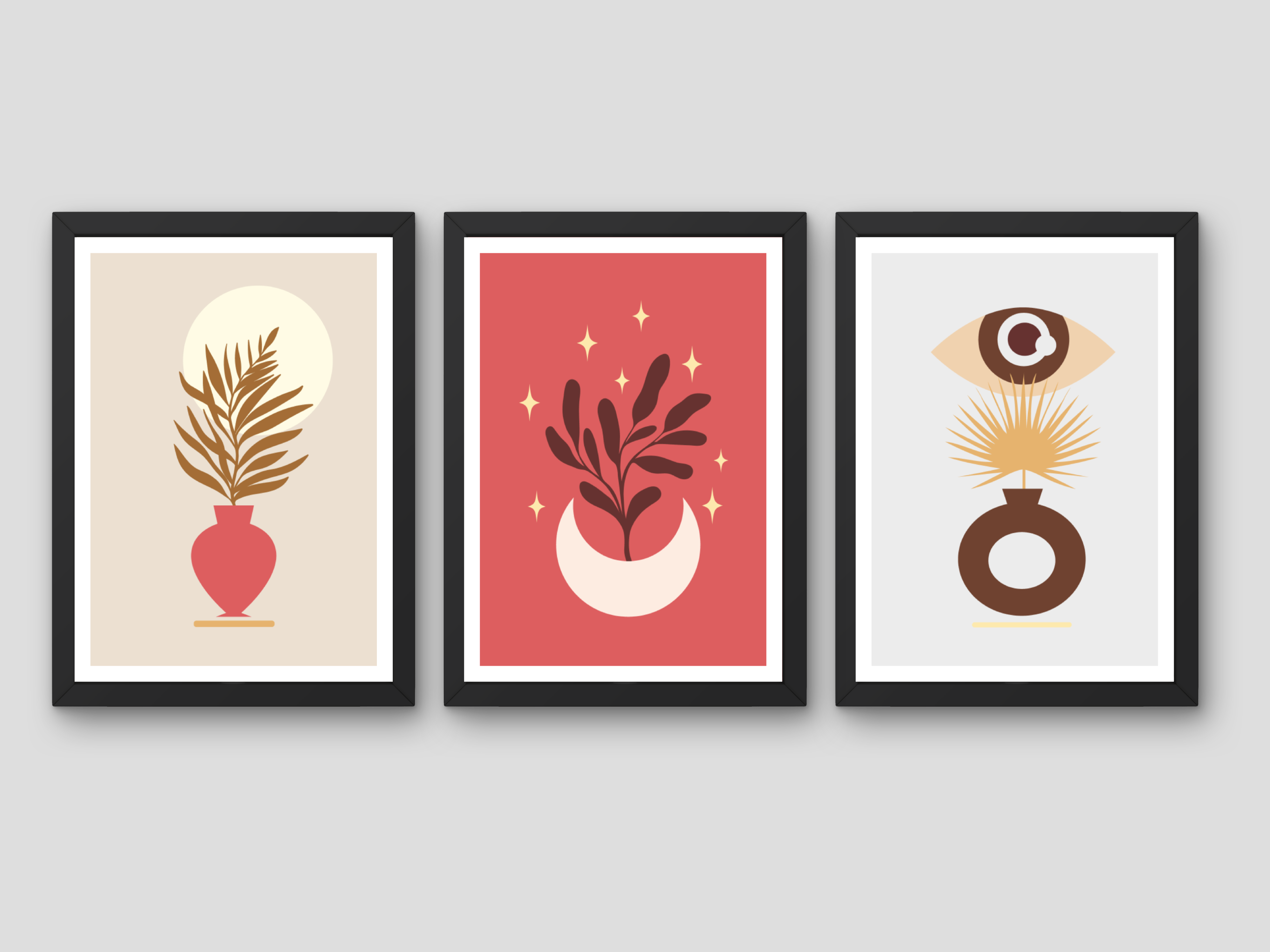 "Visually Stunning" Set of 3 Posters – Add a Touch of Personality to Your Space