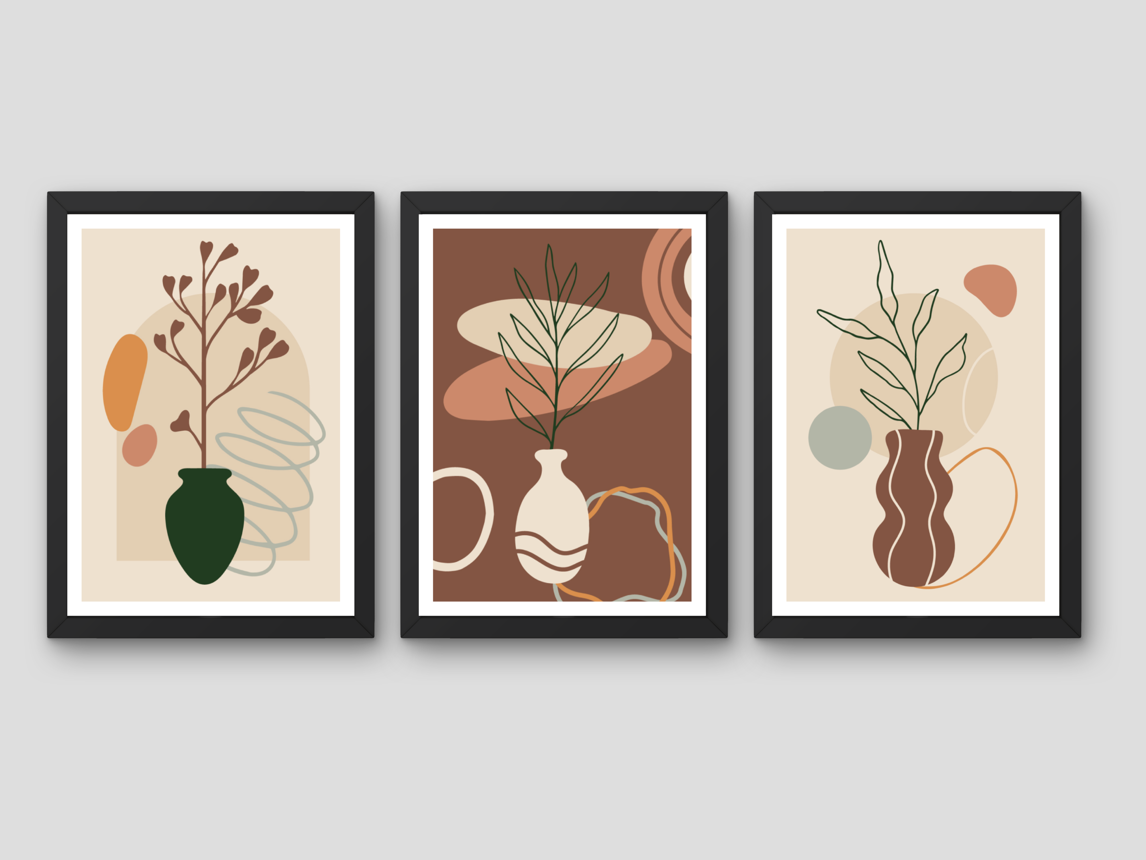 "Picture Perfect Vase" Set of 3 Posters – Add a Touch of Personality to Your Space