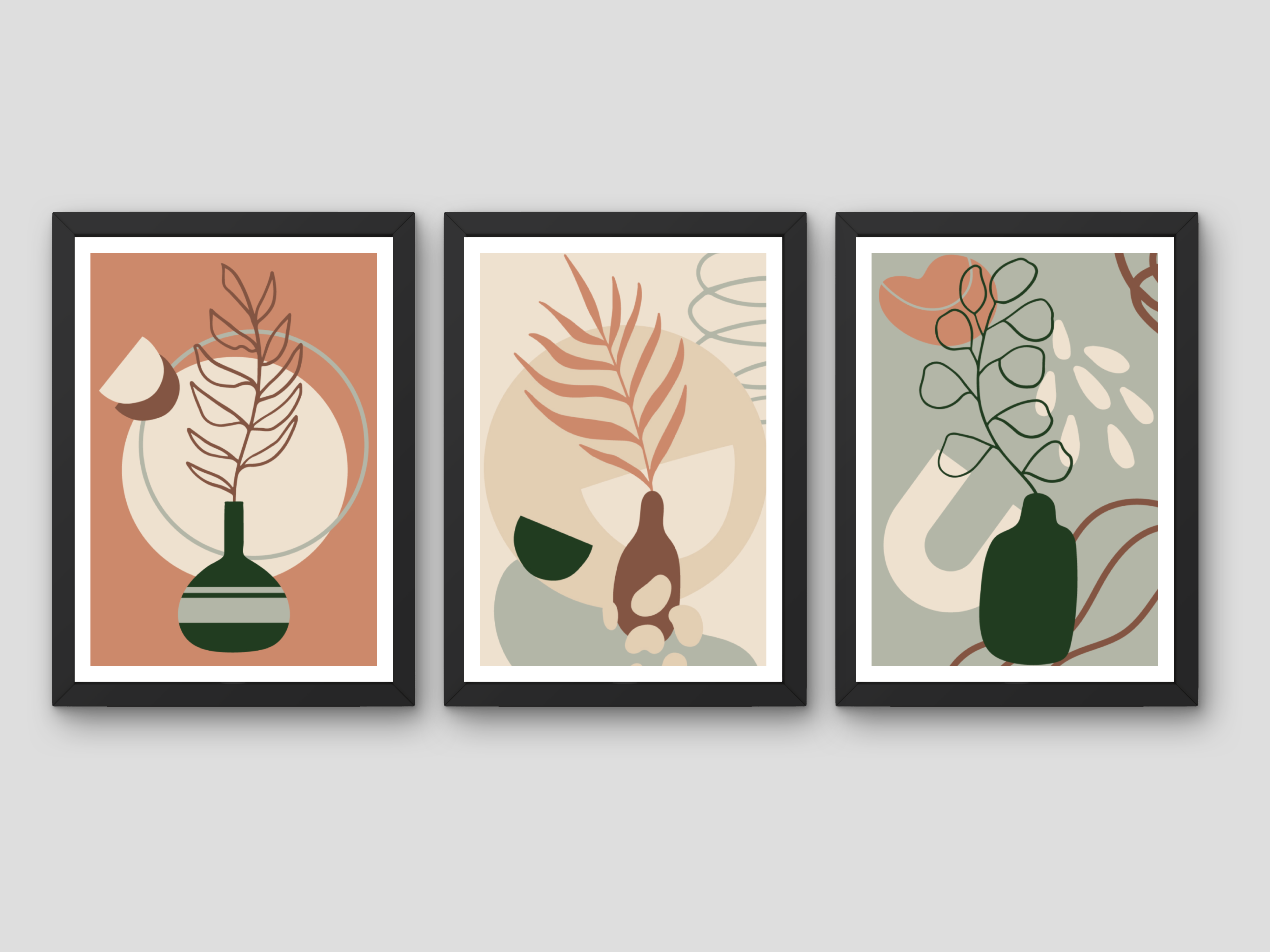 "Panoramic Paradise" Set of 3 Posters – Add a Touch of Personality to Your Space