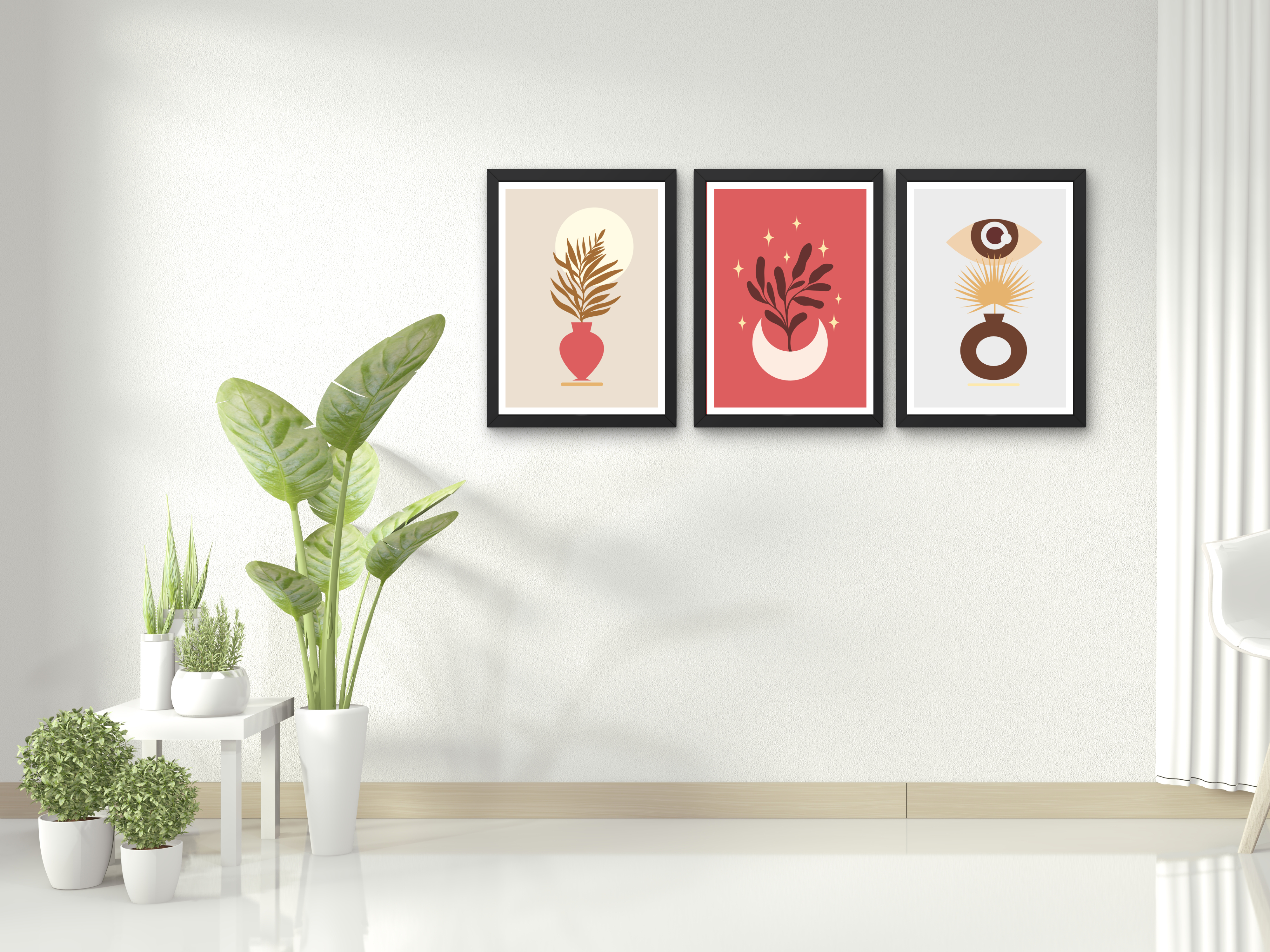 "Visually Stunning" Set of 3 Posters – Add a Touch of Personality to Your Space