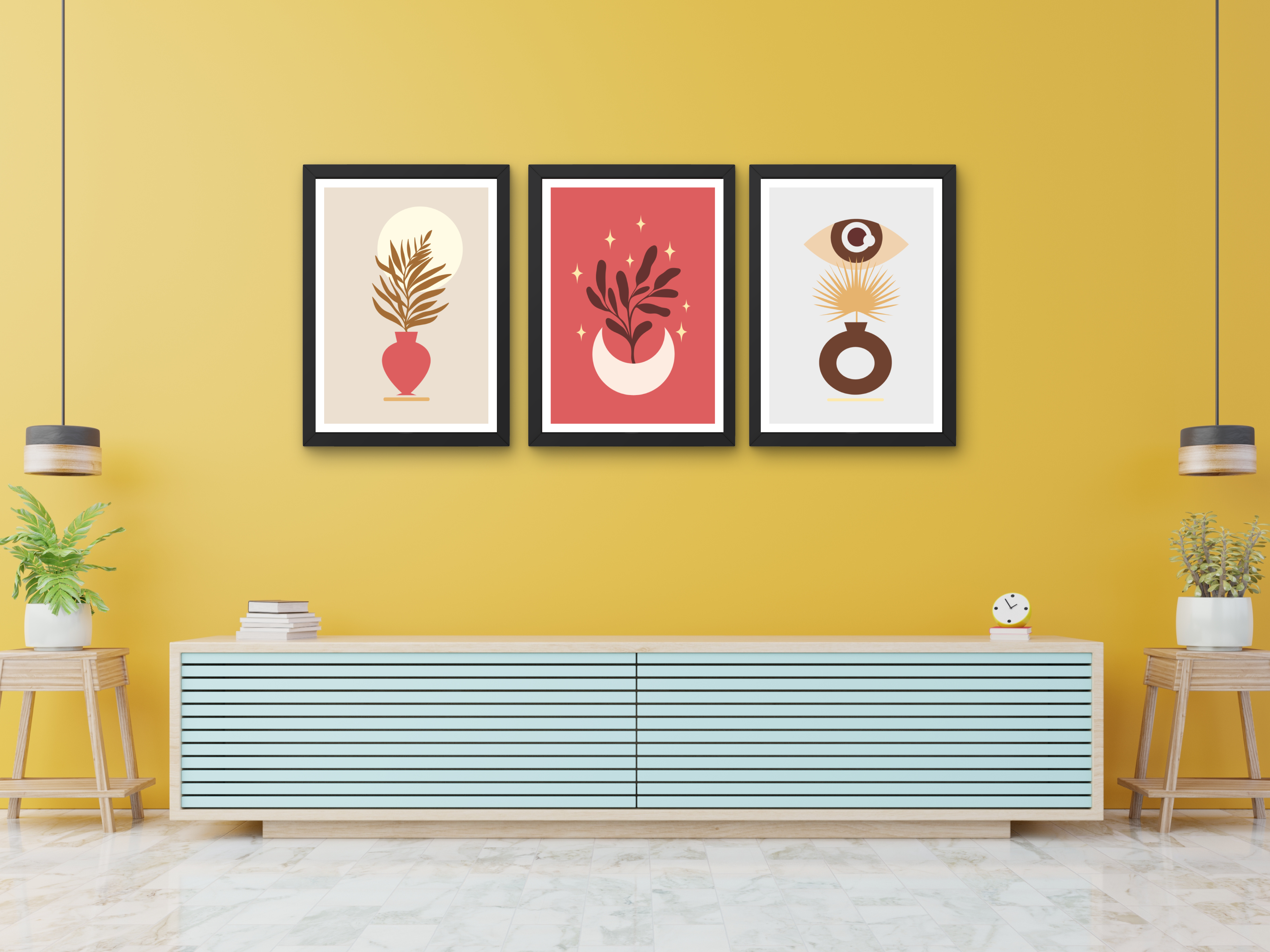 "Visually Stunning" Set of 3 Posters – Add a Touch of Personality to Your Space