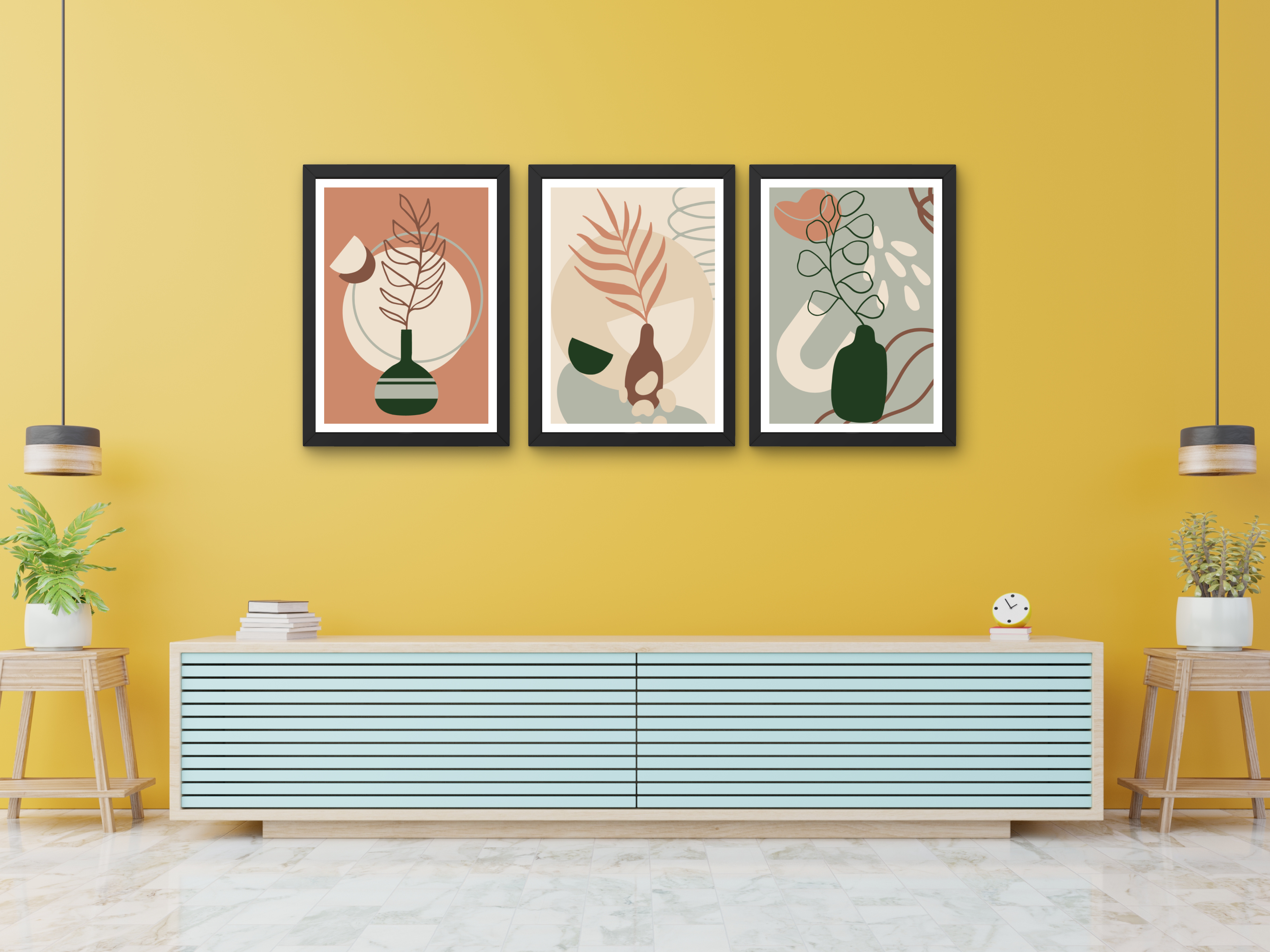 "Panoramic Paradise" Set of 3 Posters – Add a Touch of Personality to Your Space