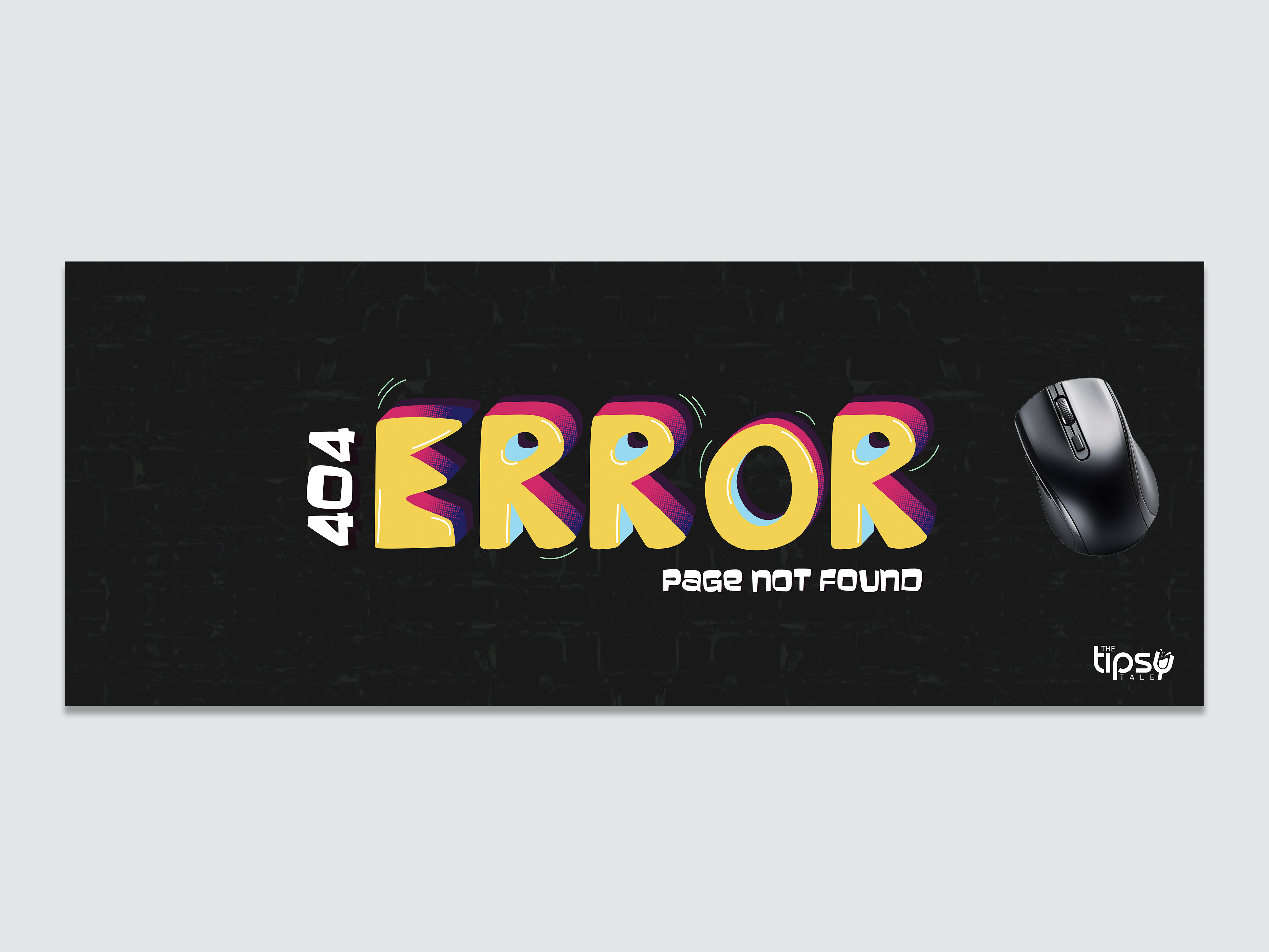 "404 Error" Gaming Mousepad – Elevate Your Gaming Experience