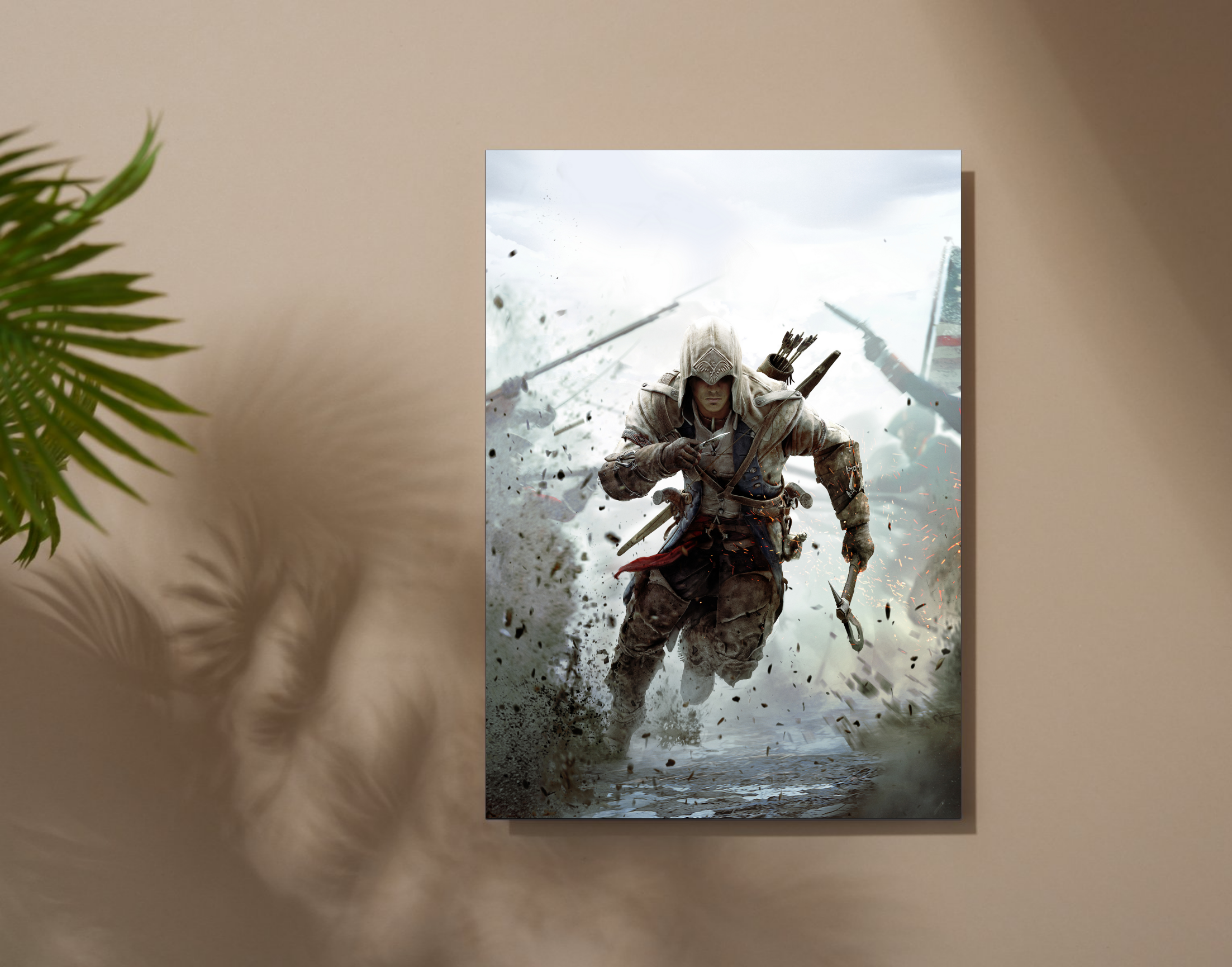 "Xbox Series: Desmond Miles"- Shiny & Sturdy Metallic Poster  Art That Pops & Sticks (Literally!)