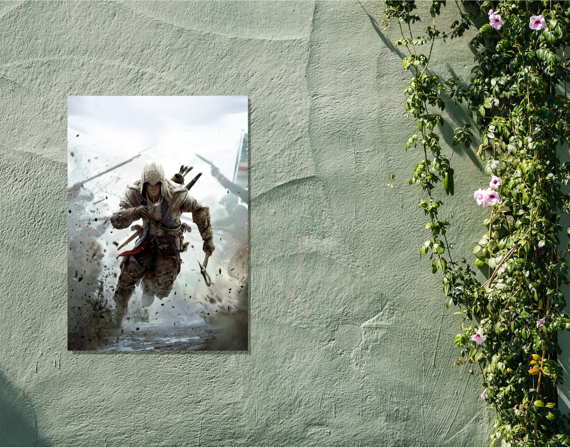 "Xbox Series: Desmond Miles"- Shiny & Sturdy Metallic Poster  Art That Pops & Sticks (Literally!)