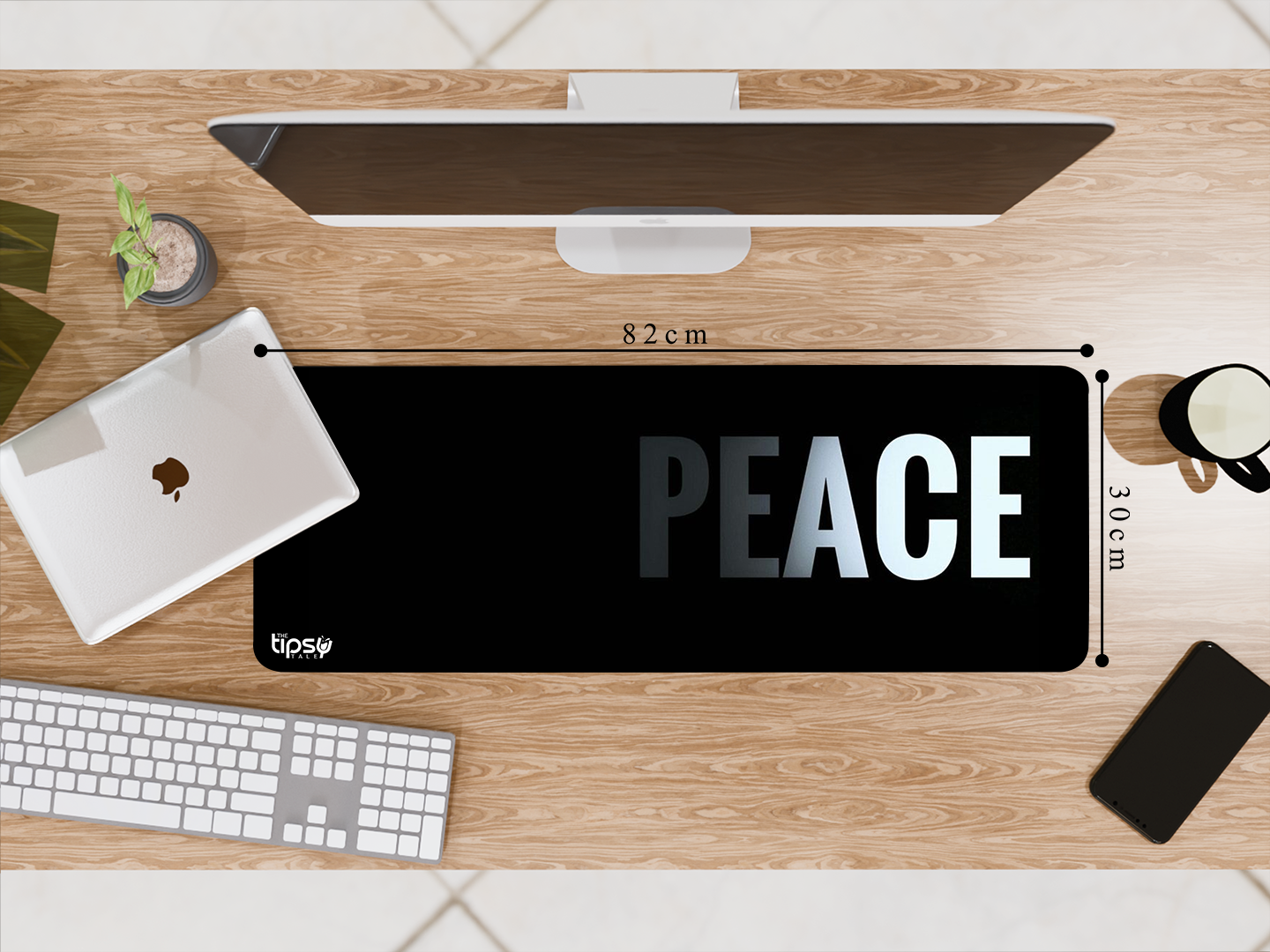 "PEACE" Gaming Mousepad – Elevate Your Gaming Experience