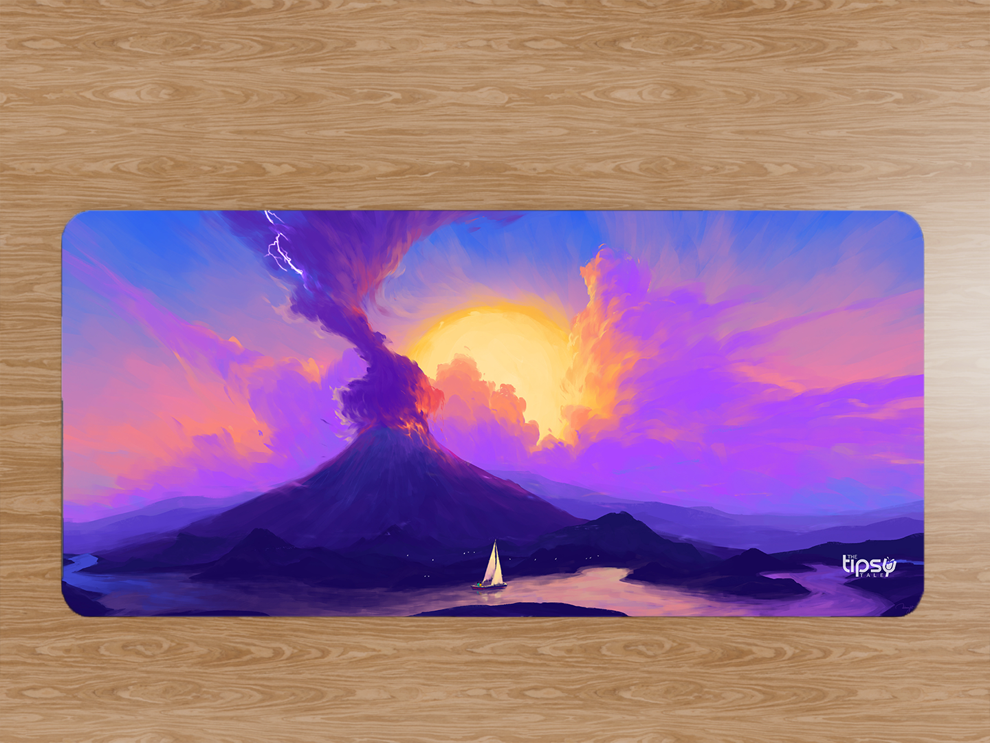 "AESTHETIC SKY AND RIVER" Gaming Mousepad- Elevate Your Gaming Experience