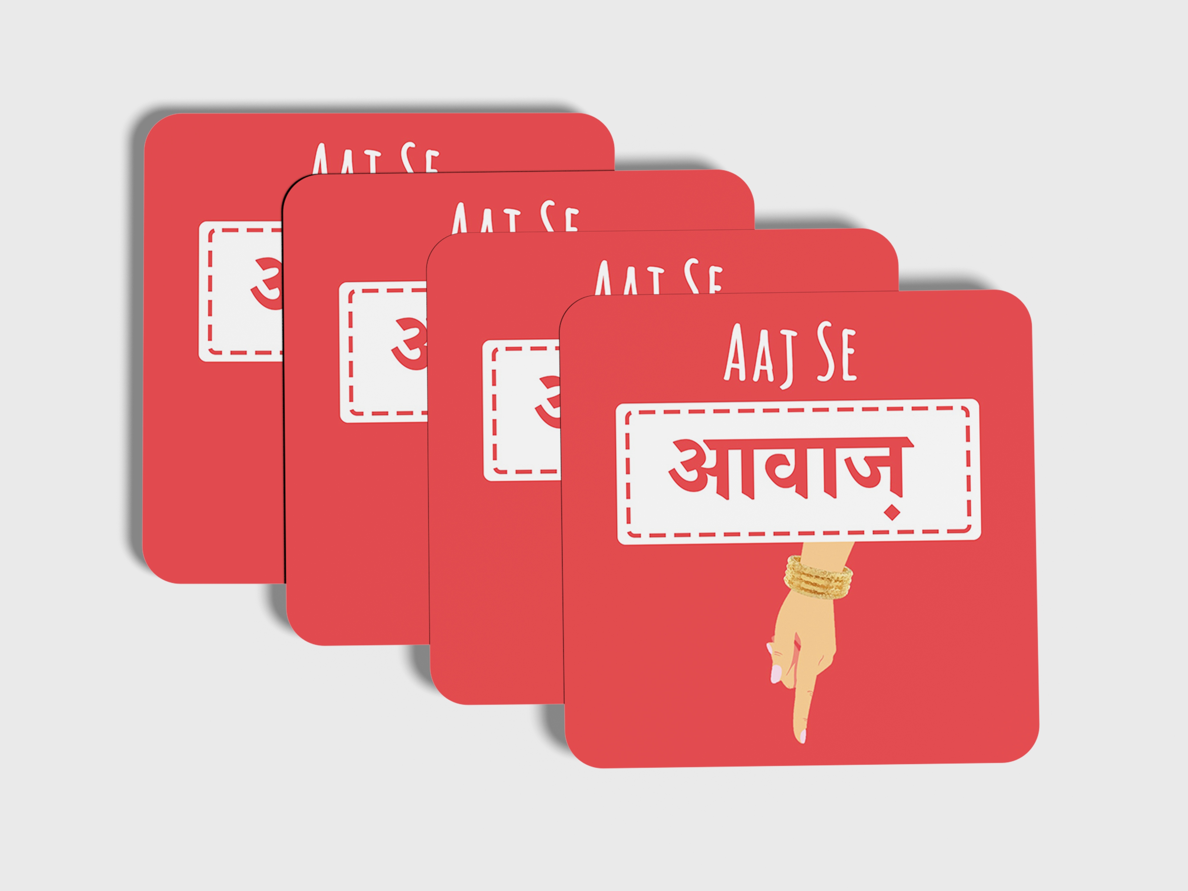 Raise Your Voice with 'Aaj se Awaaz Neeche':Coaster