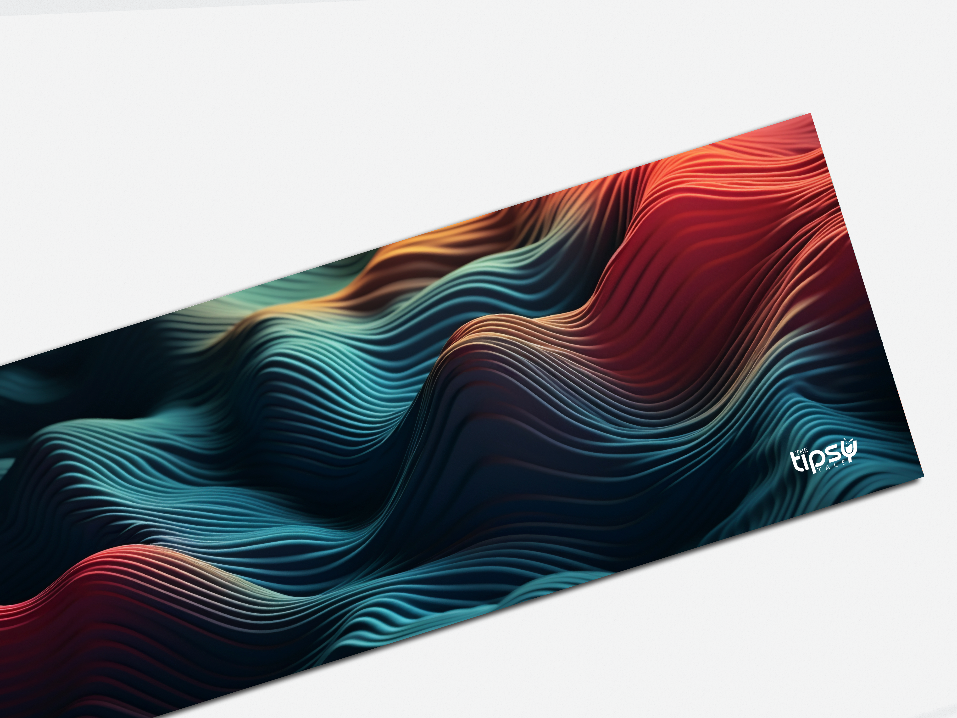 "Waves of Color" Gaming Mousepad – Elevate Your Gaming Experience