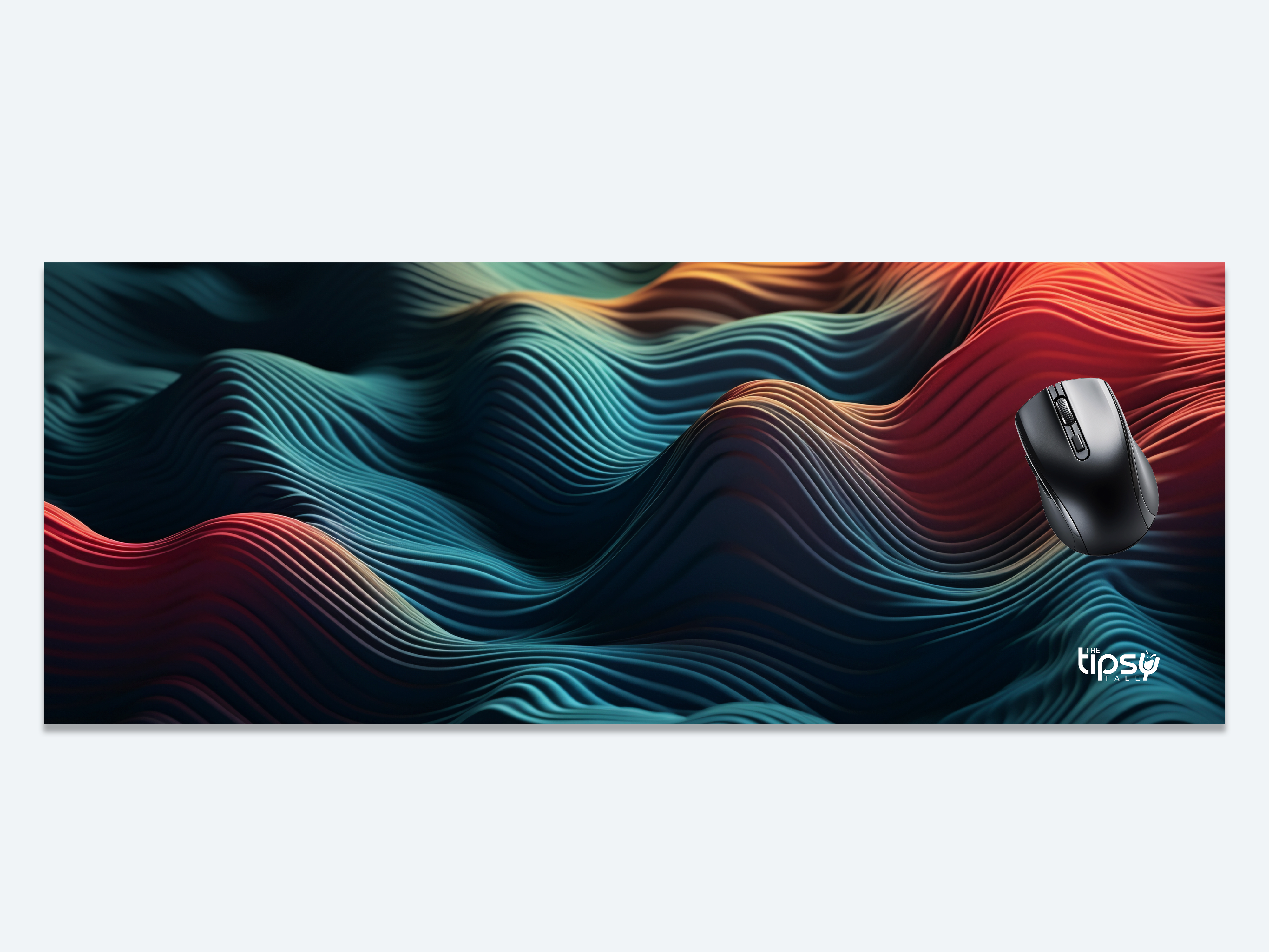 "Waves of Color" Gaming Mousepad – Elevate Your Gaming Experience