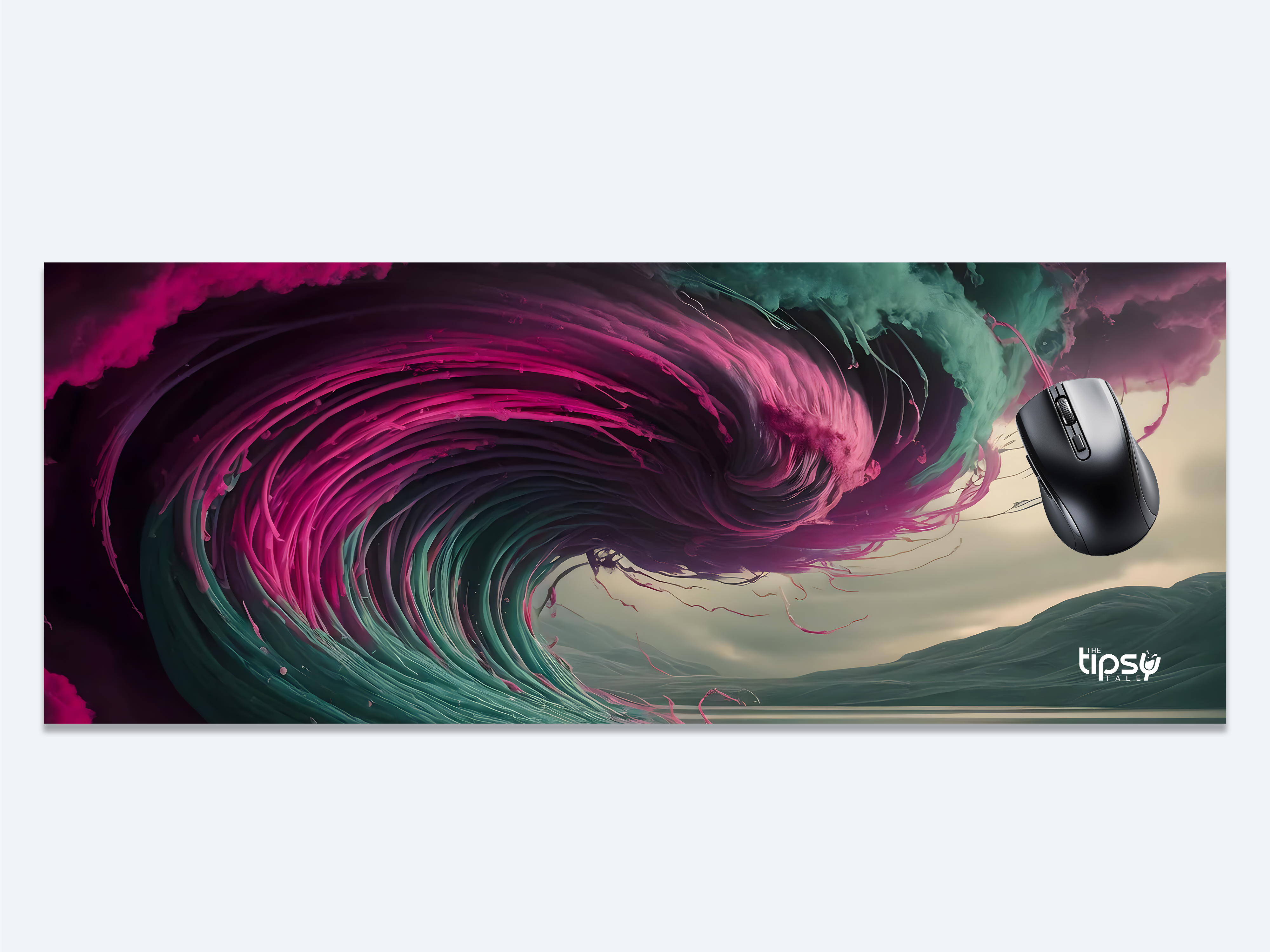 "Nature Meets Watercolor" Gaming Mousepad – Elevate Your Gaming Experience