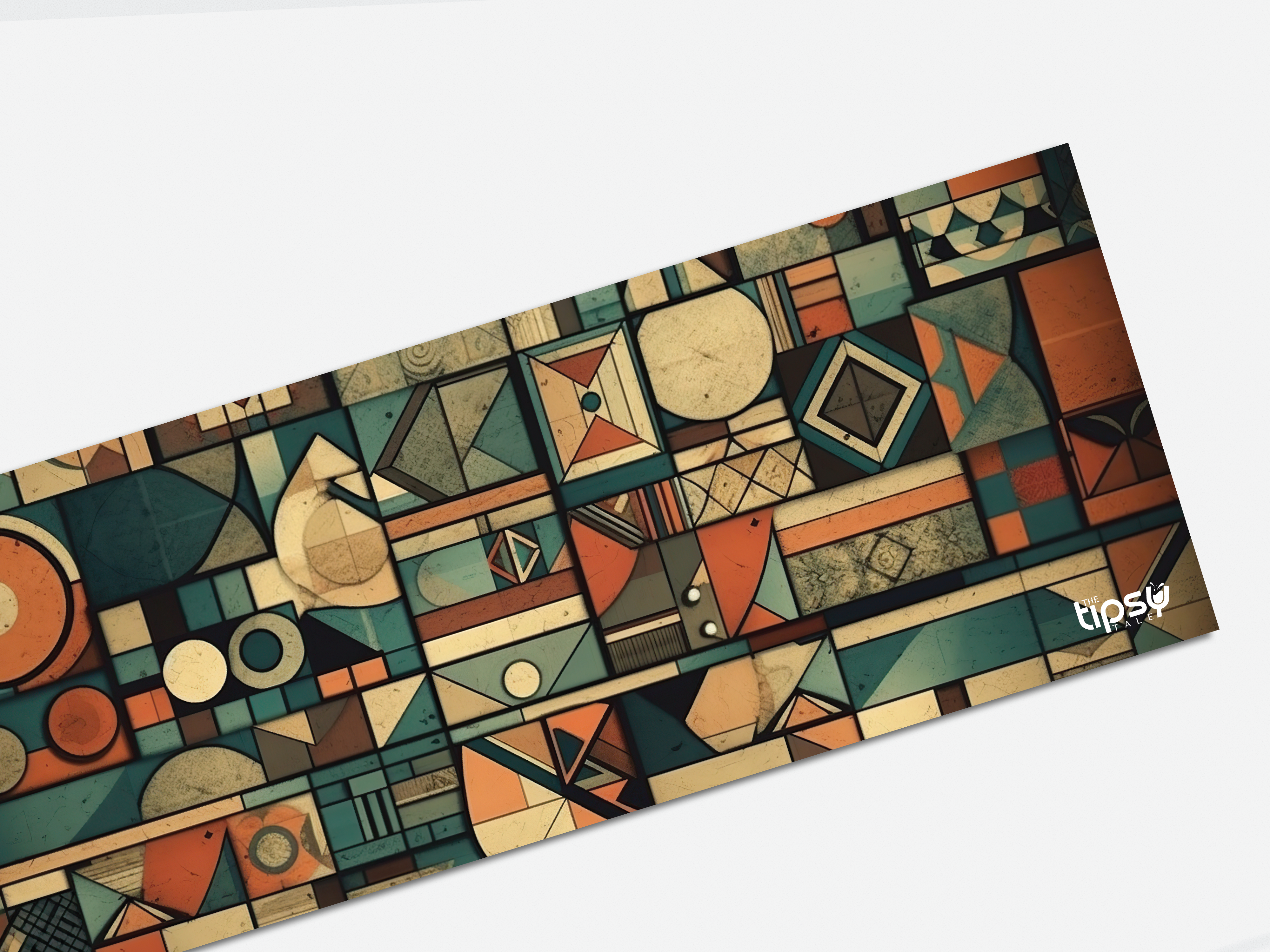 "Geometric Aesthetic" Gaming Mousepad – Elevate Your Gaming Experience