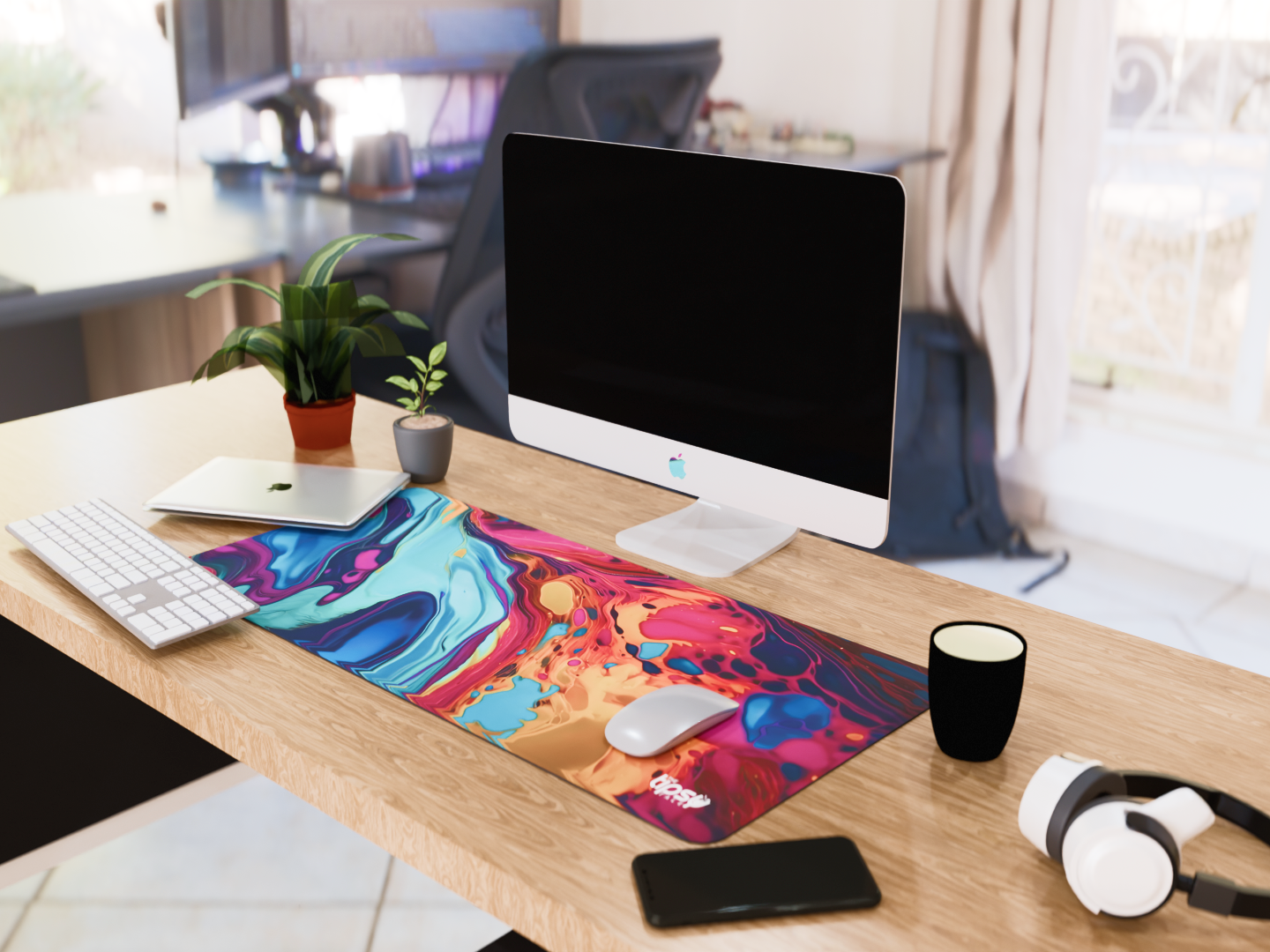 "Splash of Joy" Gaming Mousepad – Elevate Your Gaming Experience