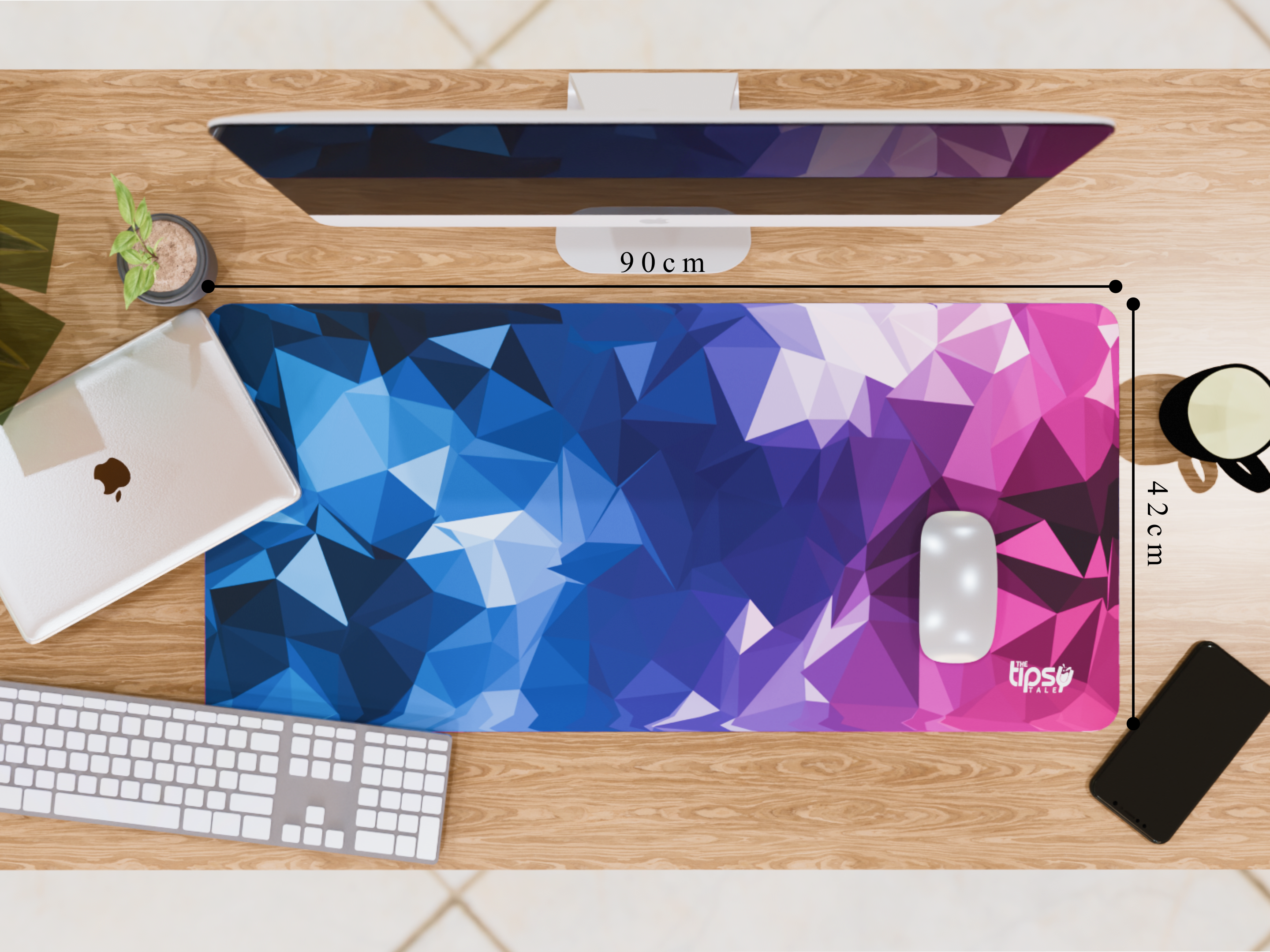 "Lost in the Pyramid" Gaming Mousepad – Elevate Your Gaming Experience