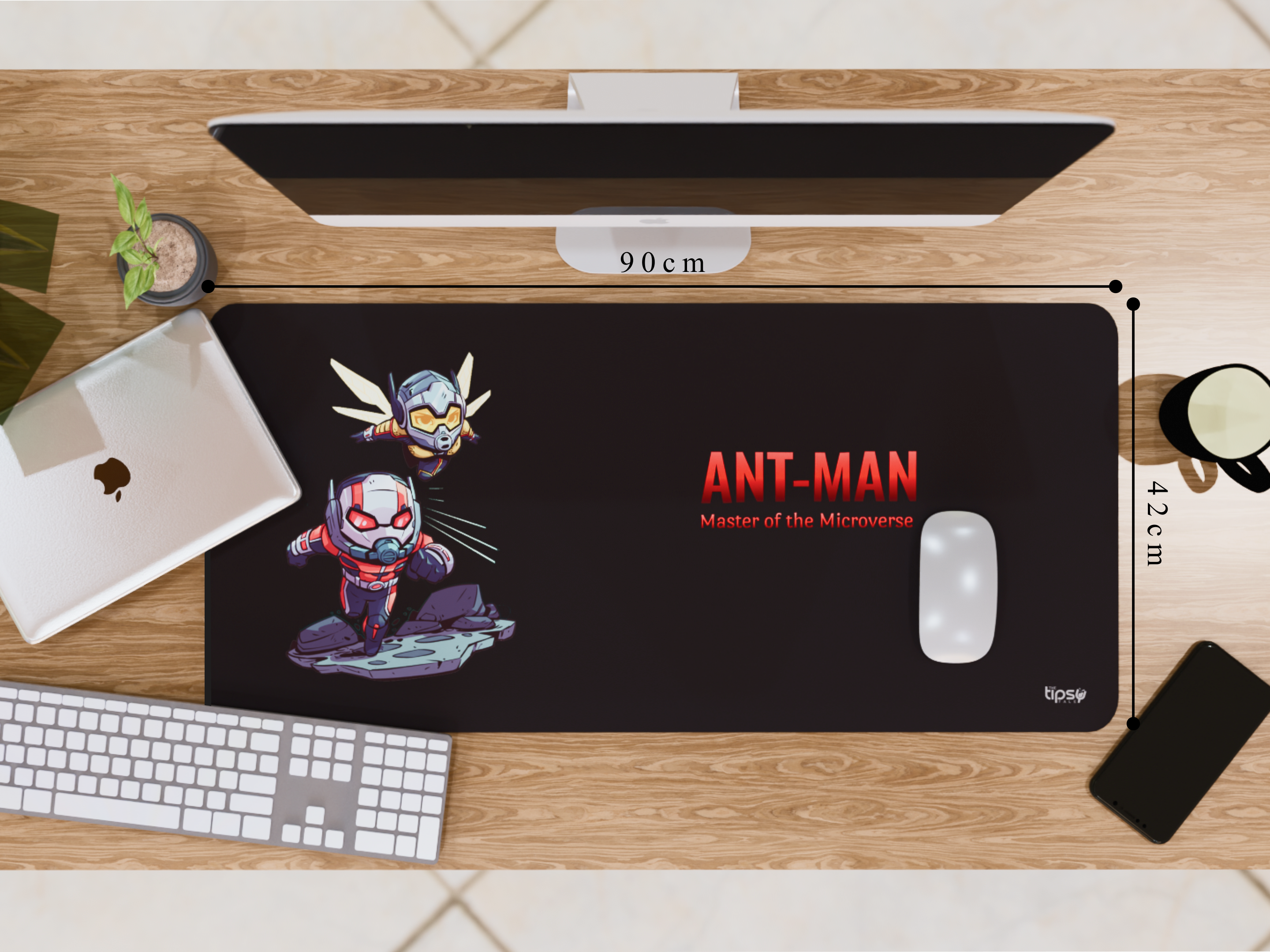 "Ant Man Doodle" Gaming Mousepad – Elevate Your Gaming Experience the Marvel Style