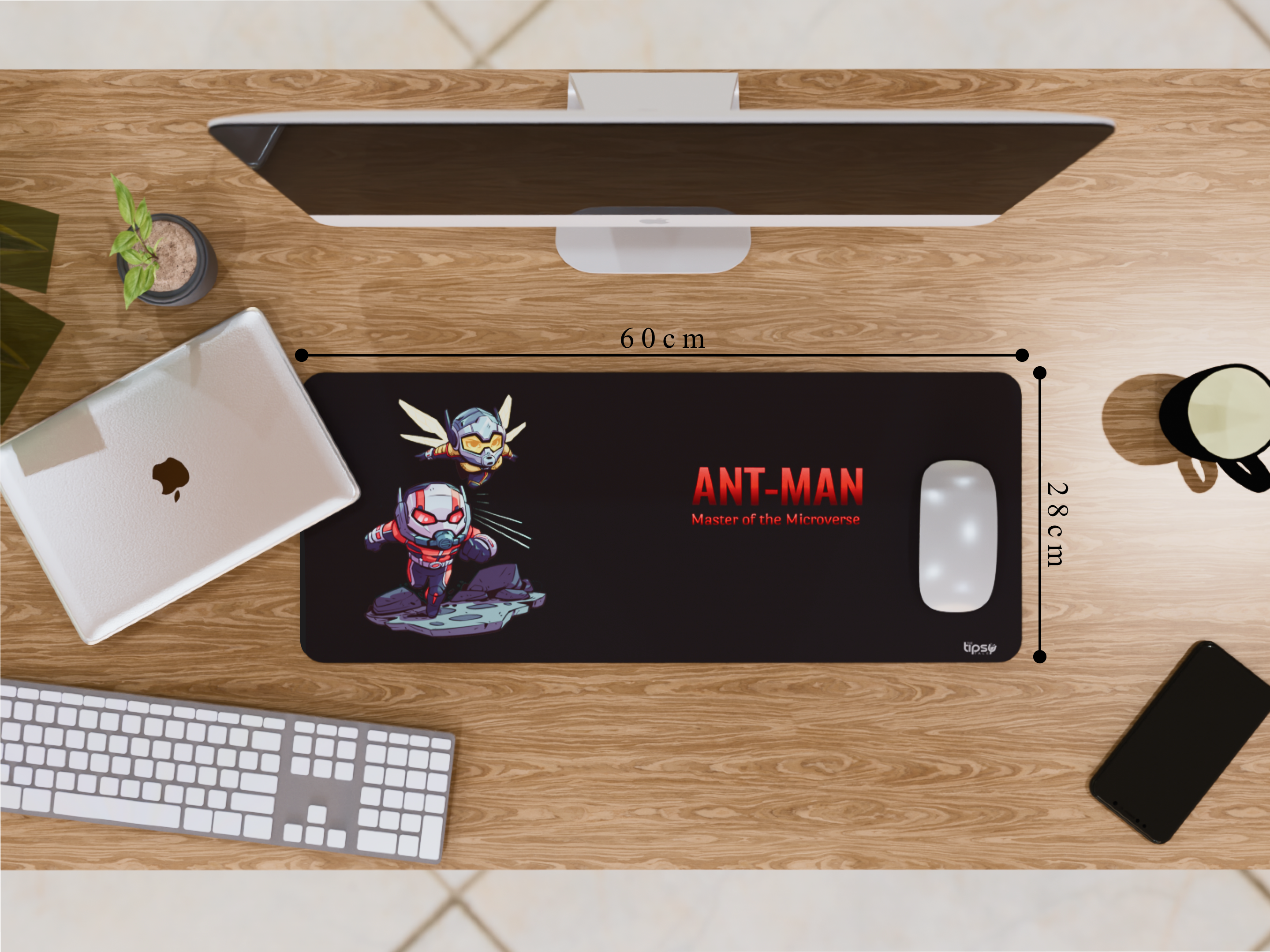 "Ant Man Doodle" Gaming Mousepad – Elevate Your Gaming Experience the Marvel Style