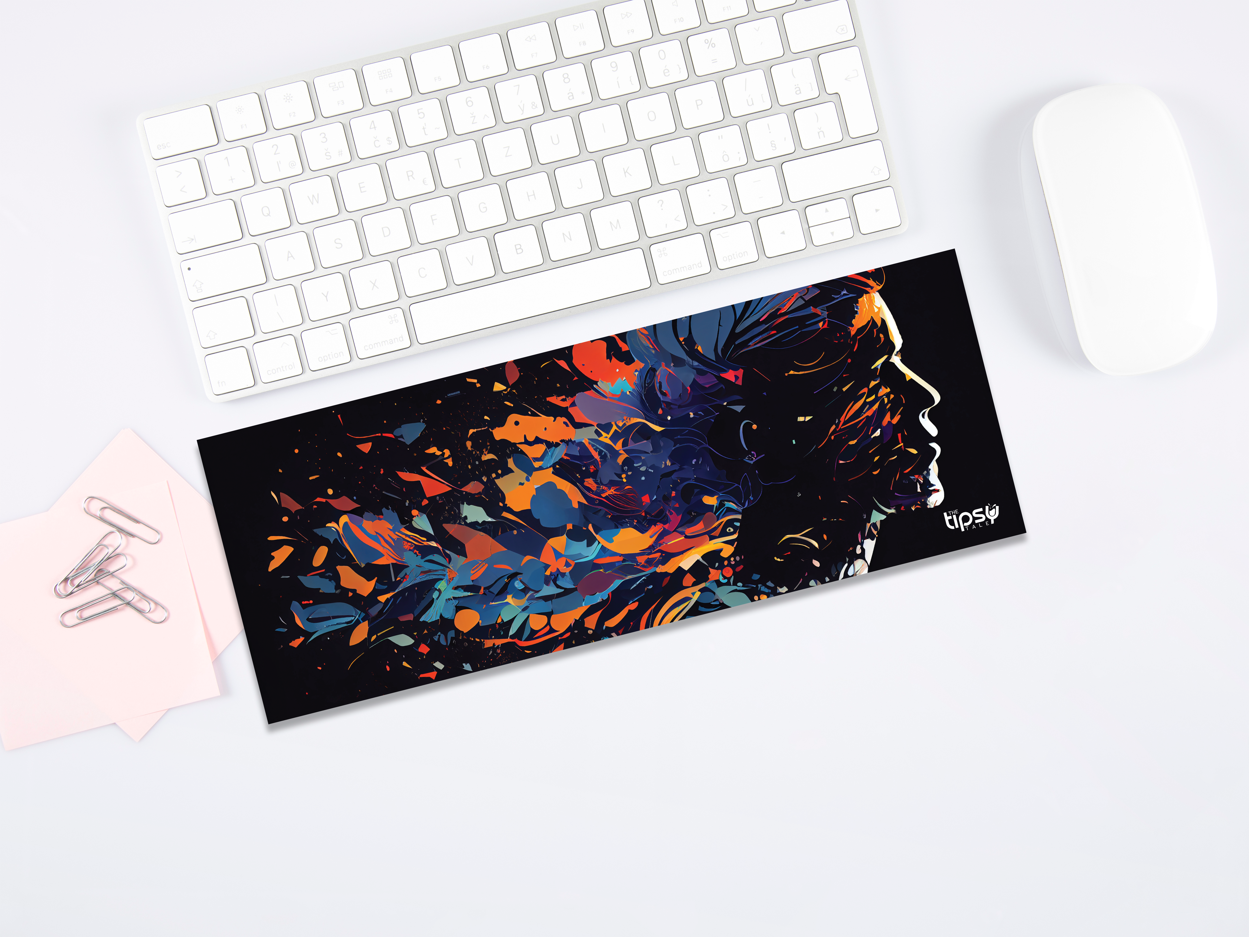 "Splash Aesthetic" Gaming Mousepad – Elevate Your Gaming Experience