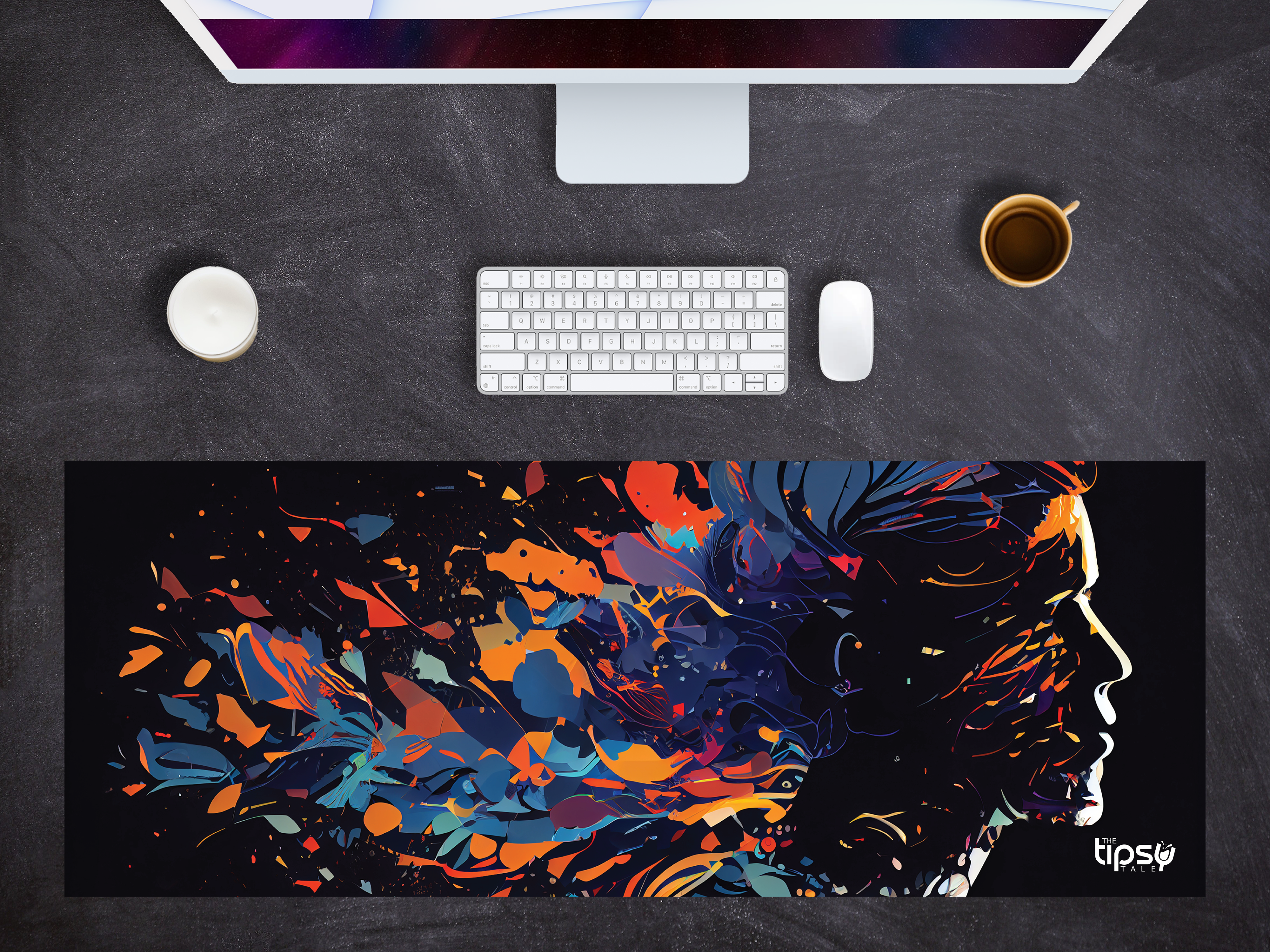 "Splash Aesthetic" Gaming Mousepad – Elevate Your Gaming Experience