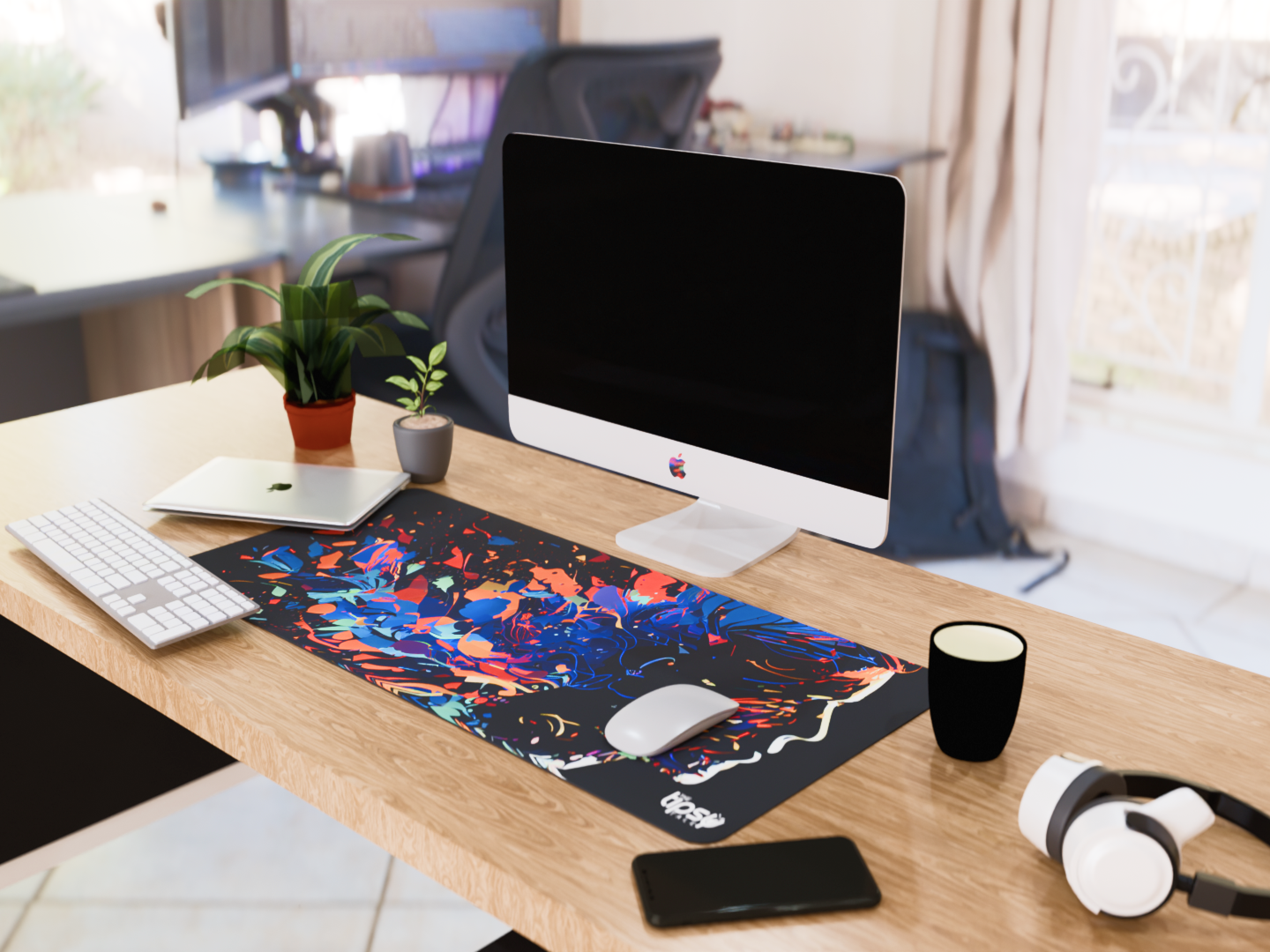 "Splash Aesthetic" Gaming Mousepad – Elevate Your Gaming Experience