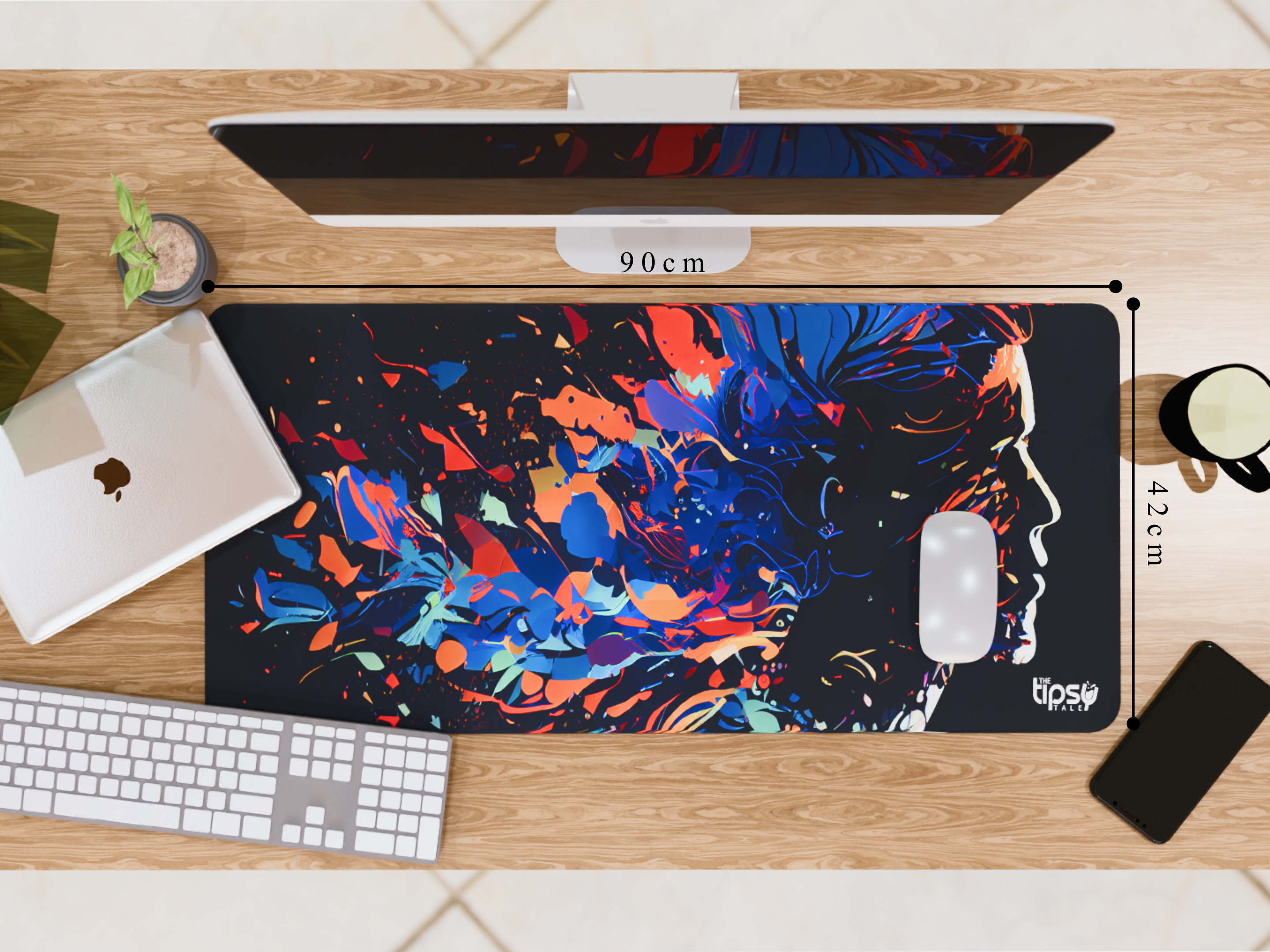 "Splash Aesthetic" Gaming Mousepad – Elevate Your Gaming Experience