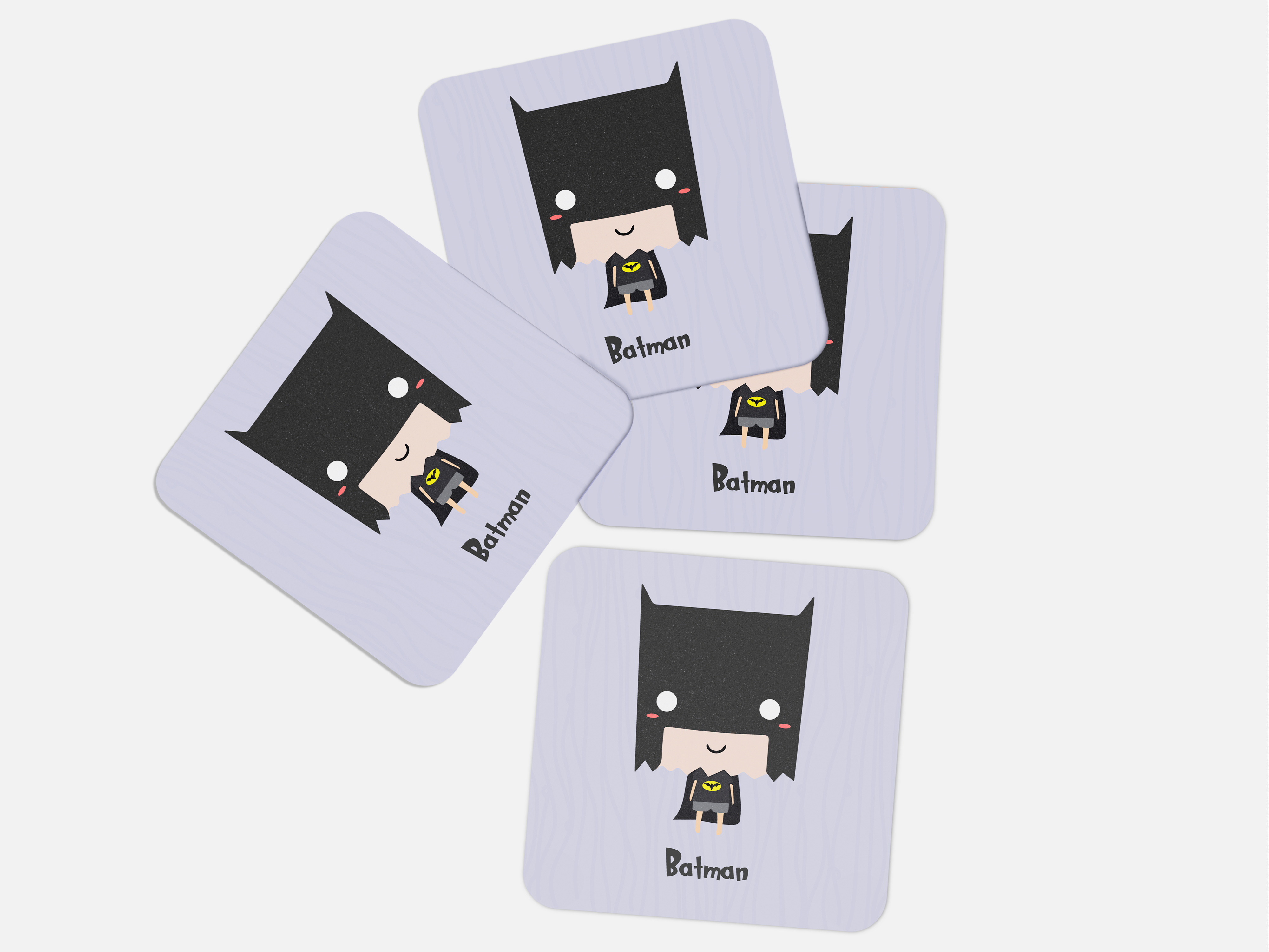 Protect Your Surfaces with Gotham's Finest: Batman Coaster Set