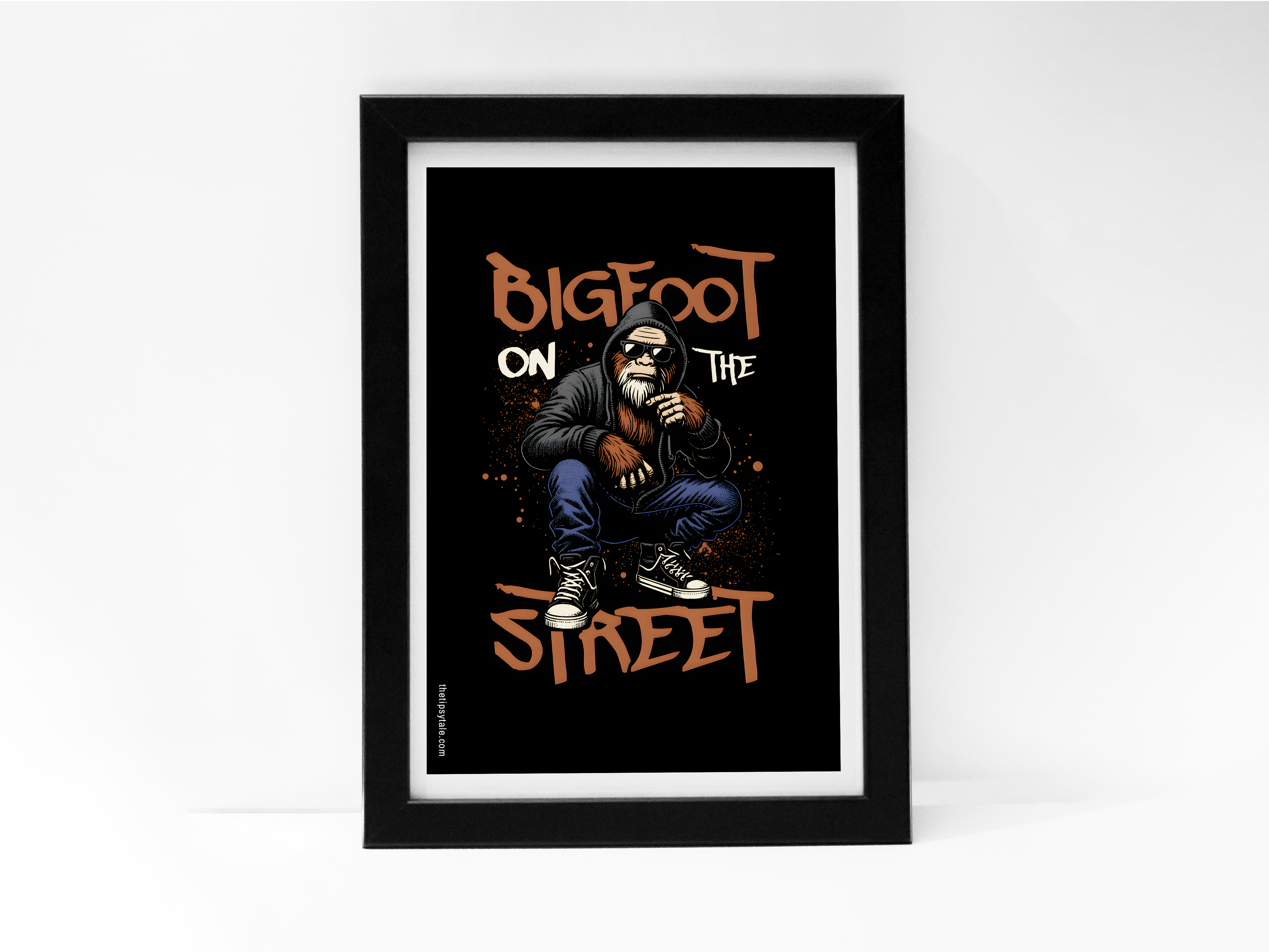 "Bigfoot's jaywalking" Poster – Add a Touch of Personality to Your Space