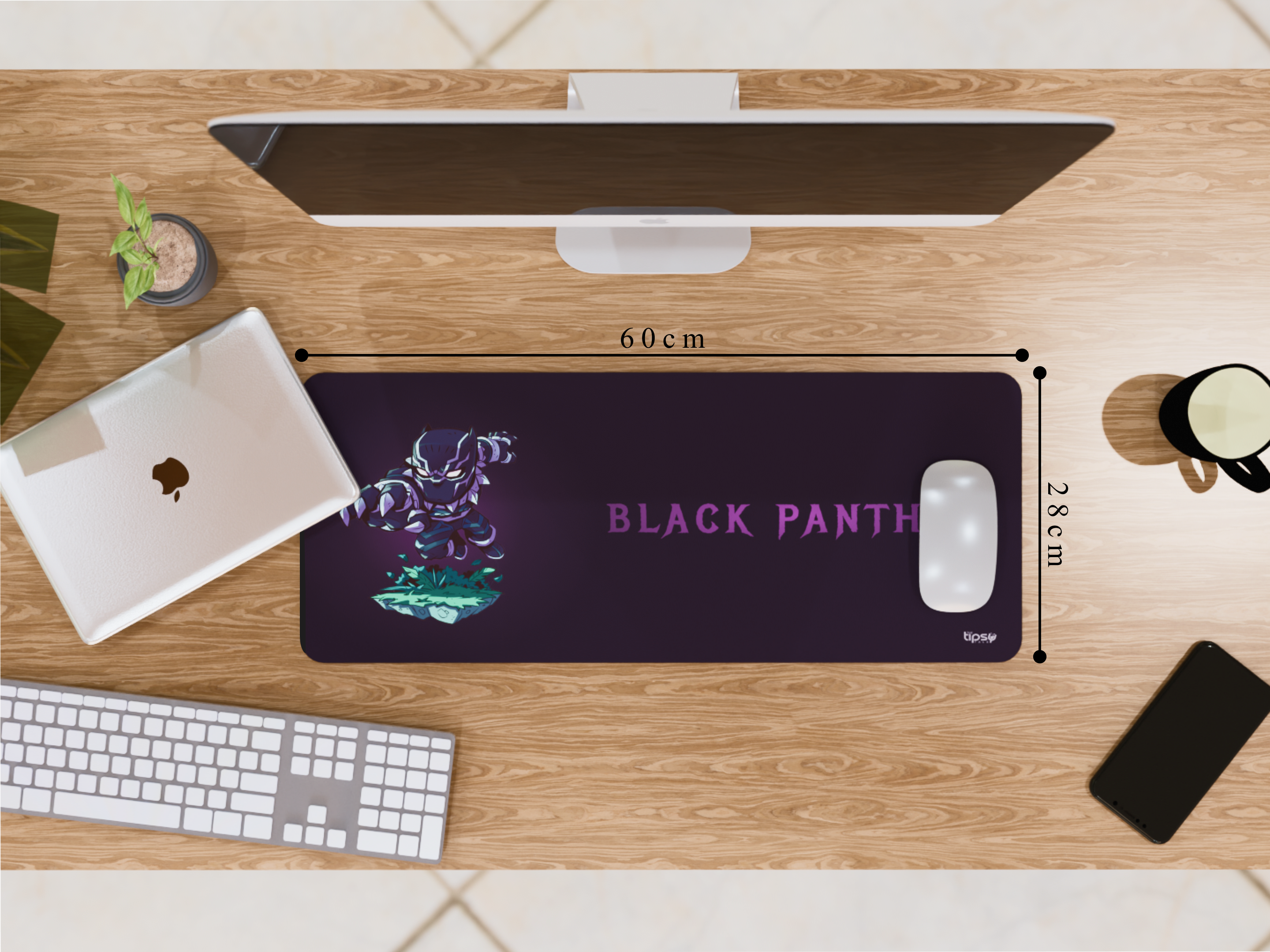 "Black Panther" Gaming Mousepad – Elevate Your Gaming Experience the Marvel Style