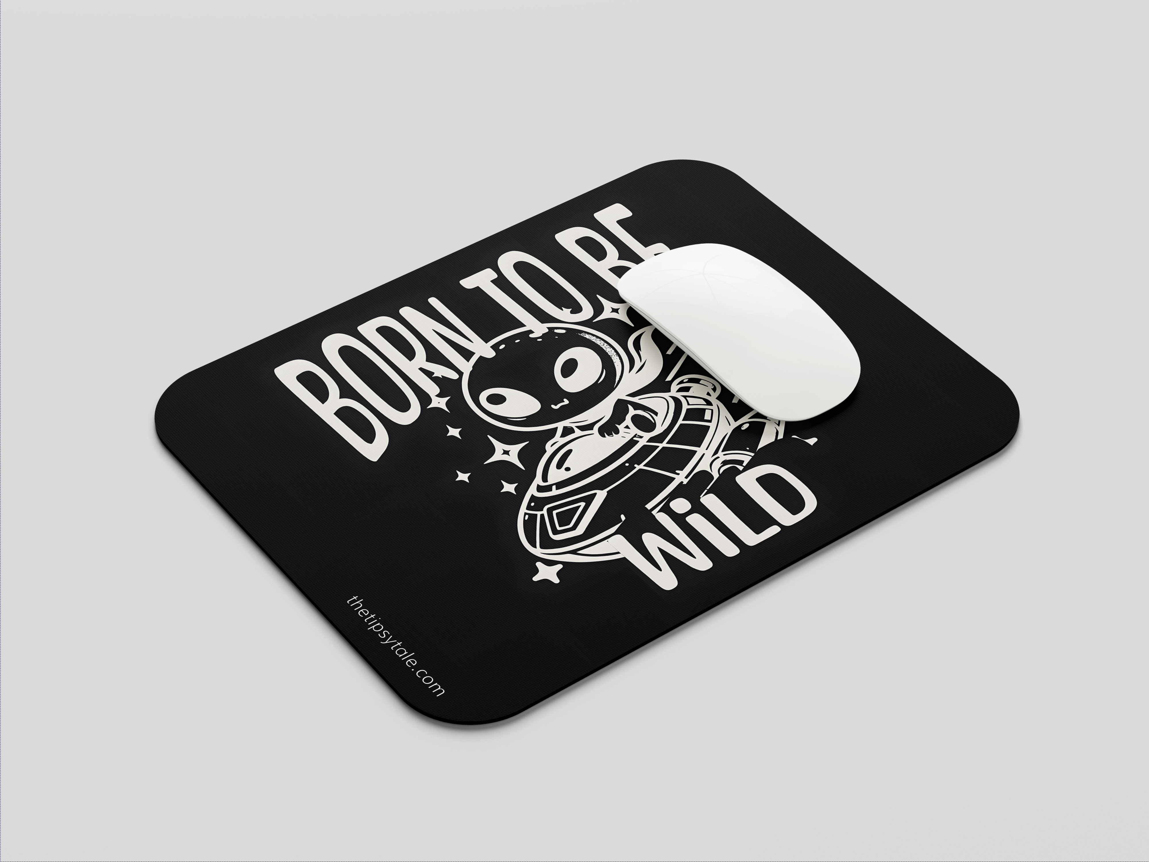 Born To Be Wild Mousepad – Enhance Your Workspace with Style