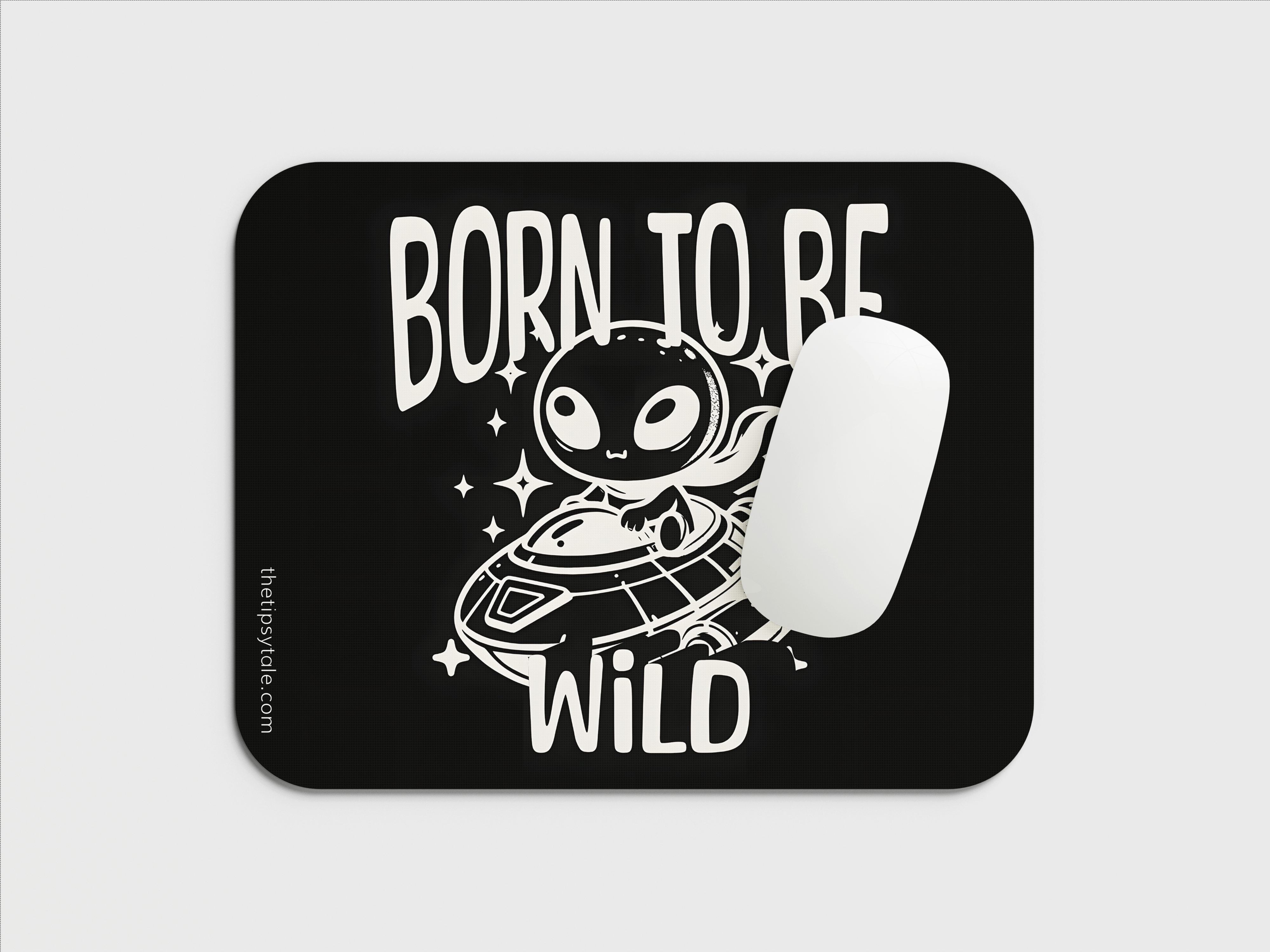 Born To Be Wild Mousepad – Enhance Your Workspace with Style