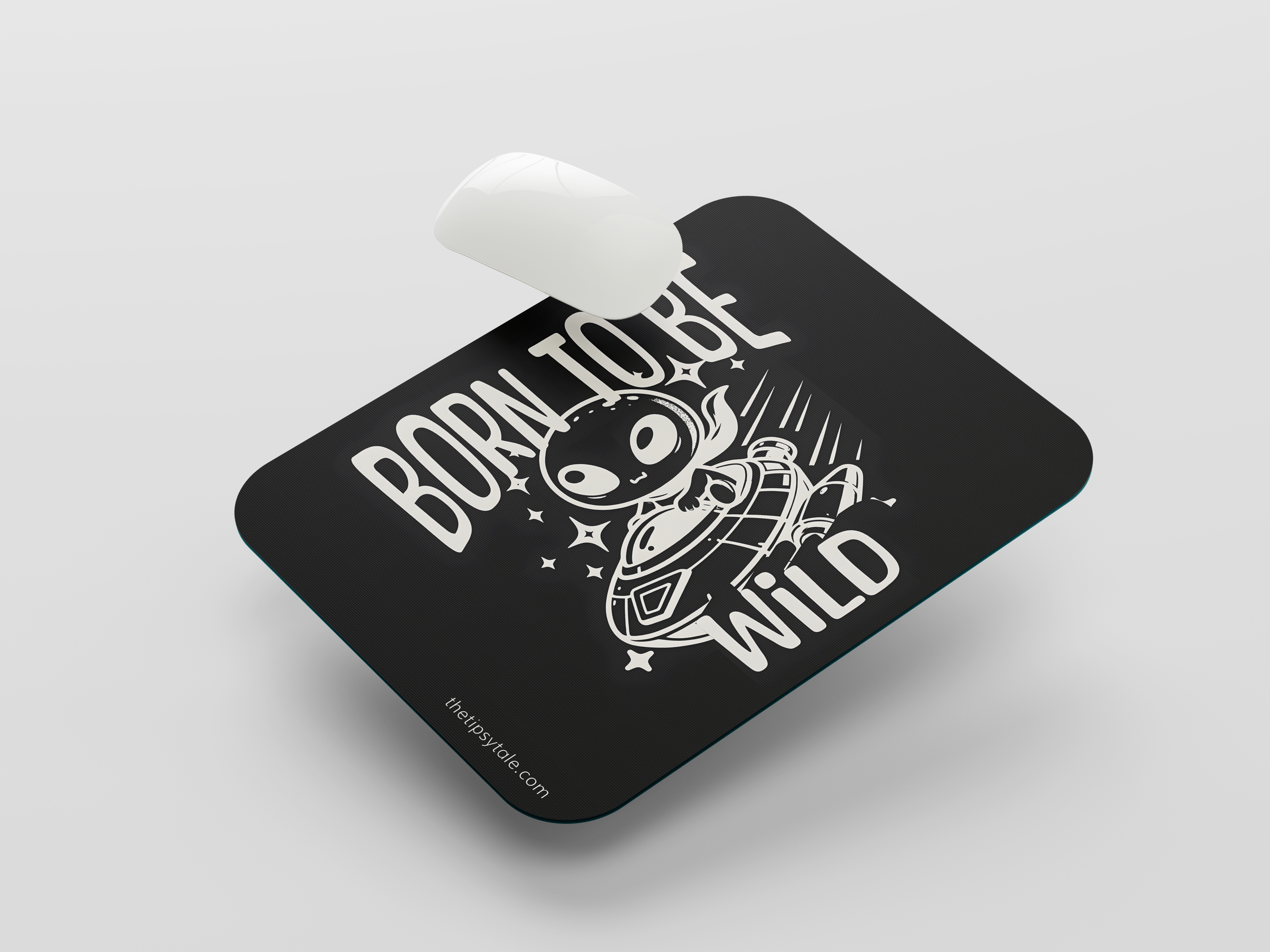 Born To Be Wild Mousepad – Enhance Your Workspace with Style