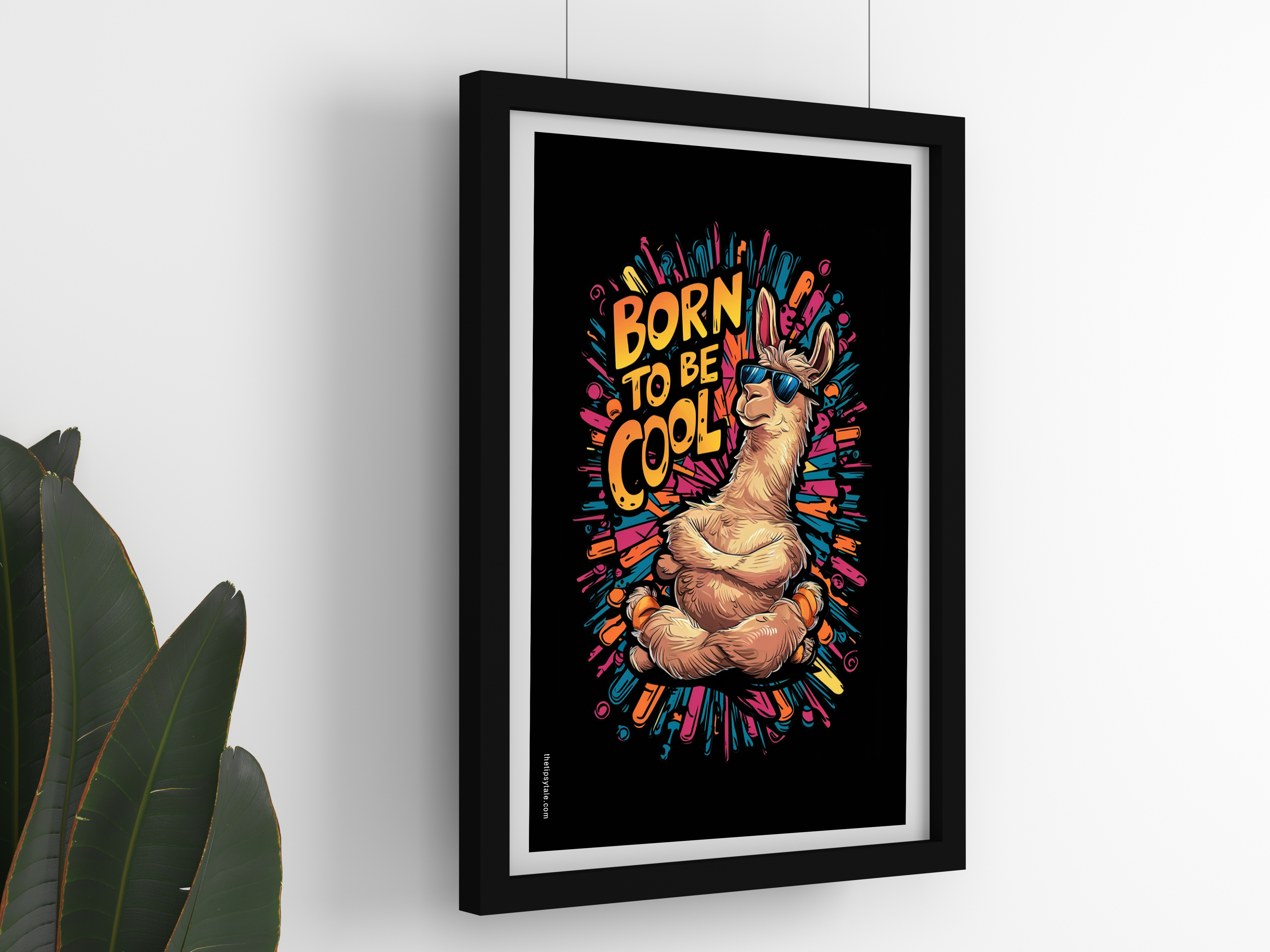 "Lama Coolness" Poster – Add a Touch of Personality to Your Space