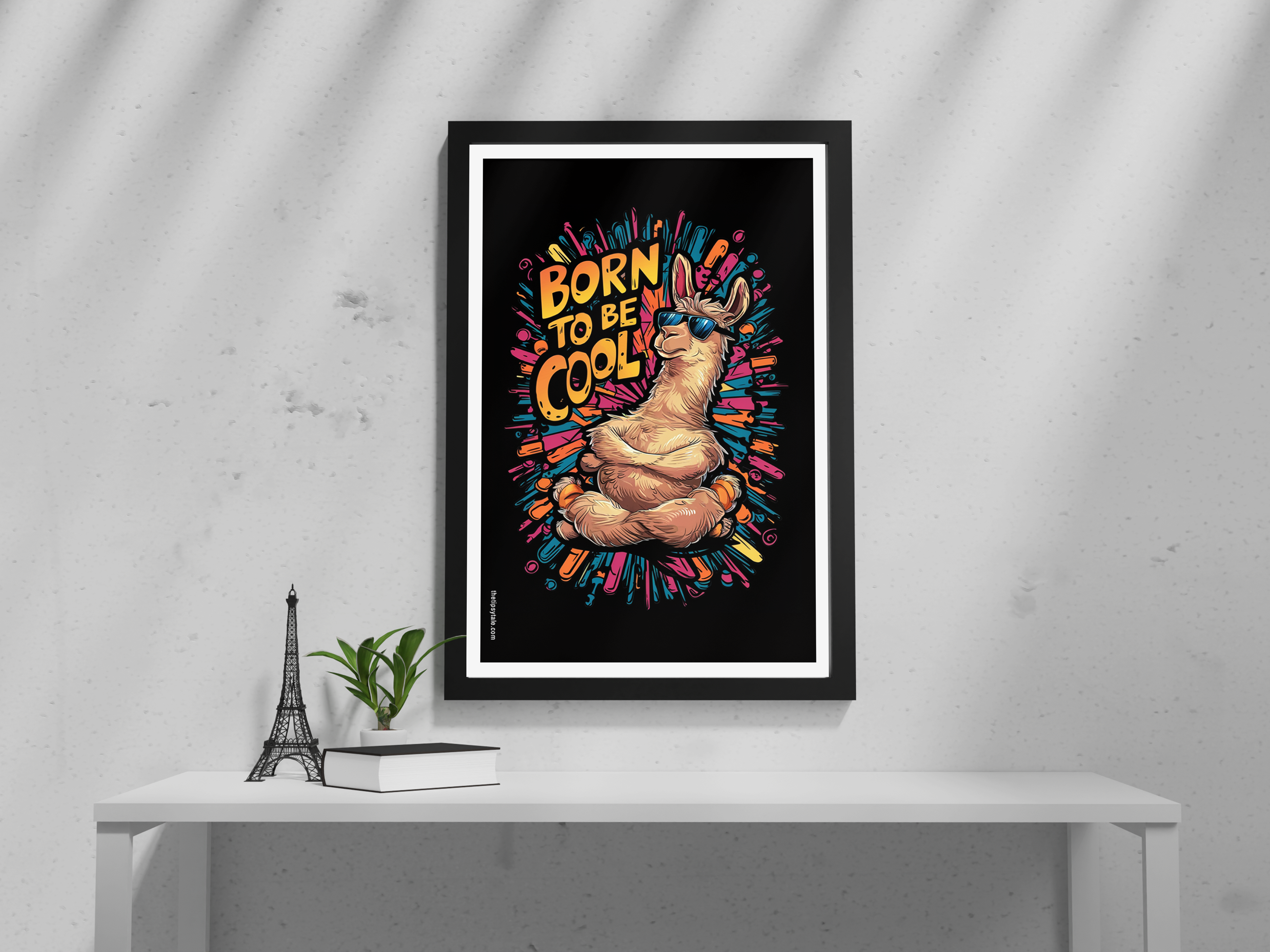 "Lama Coolness" Poster – Add a Touch of Personality to Your Space