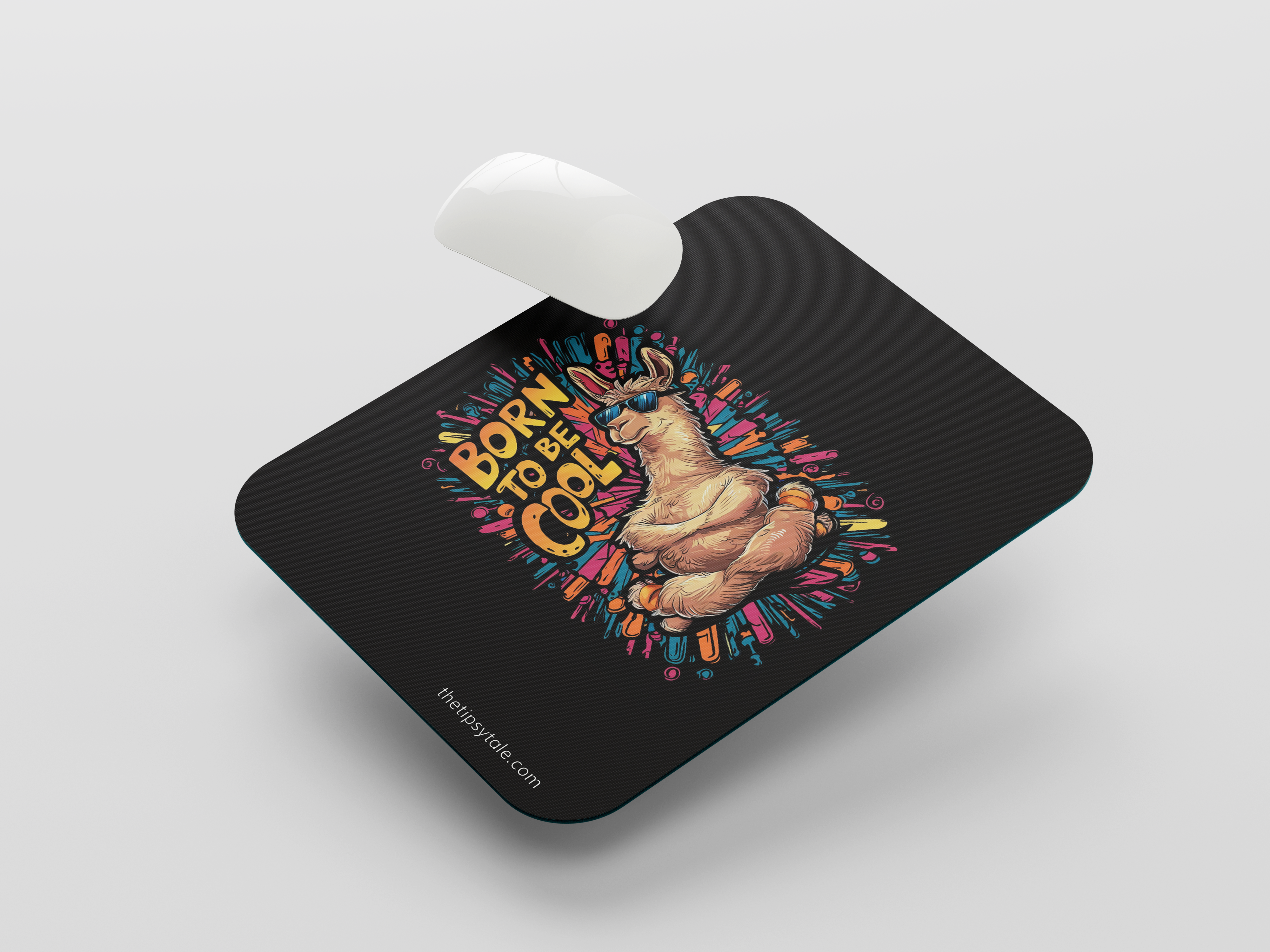 "Born to be cool" Mousepad – Enhance Your Workspace with Style