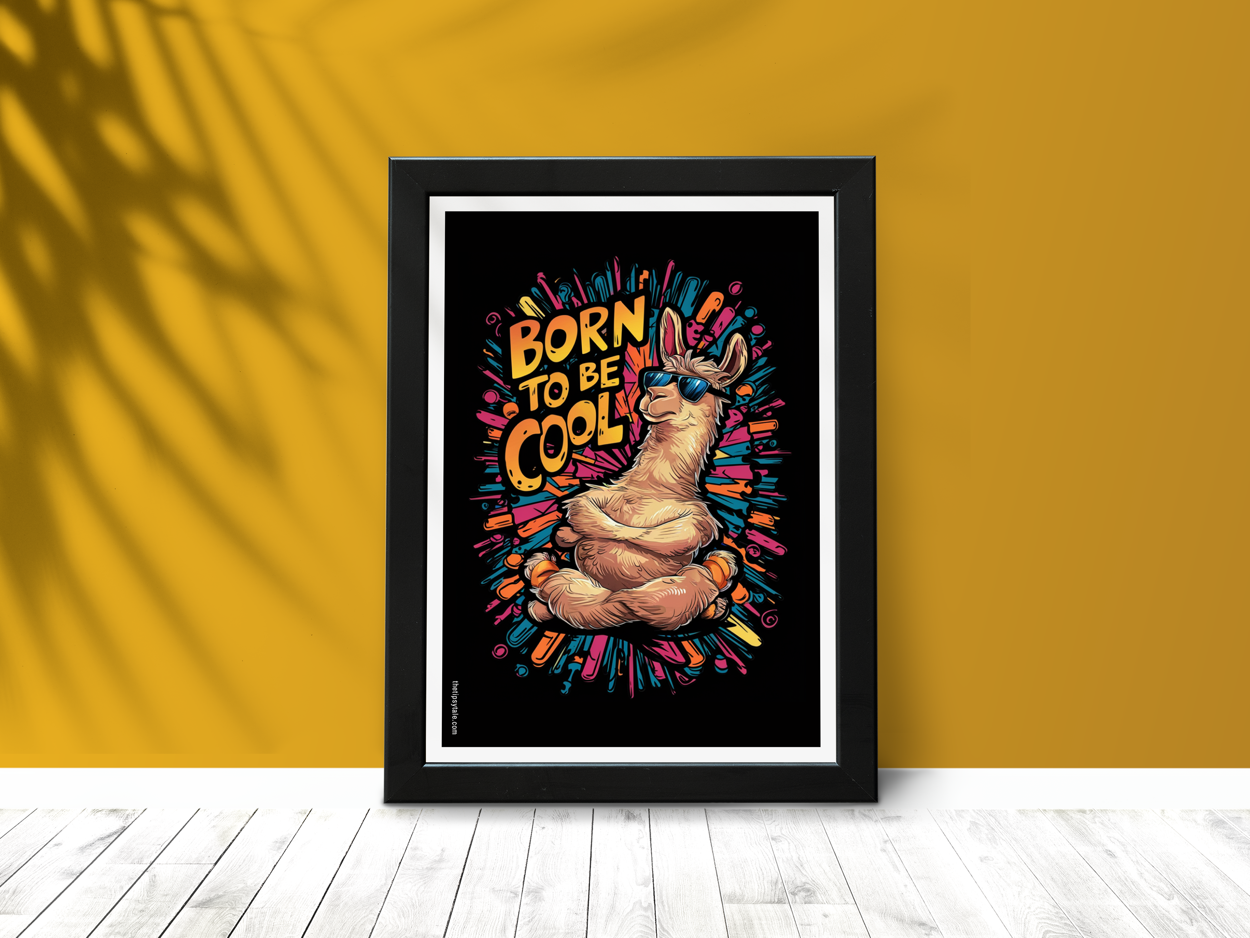 "Lama Coolness" Poster – Add a Touch of Personality to Your Space