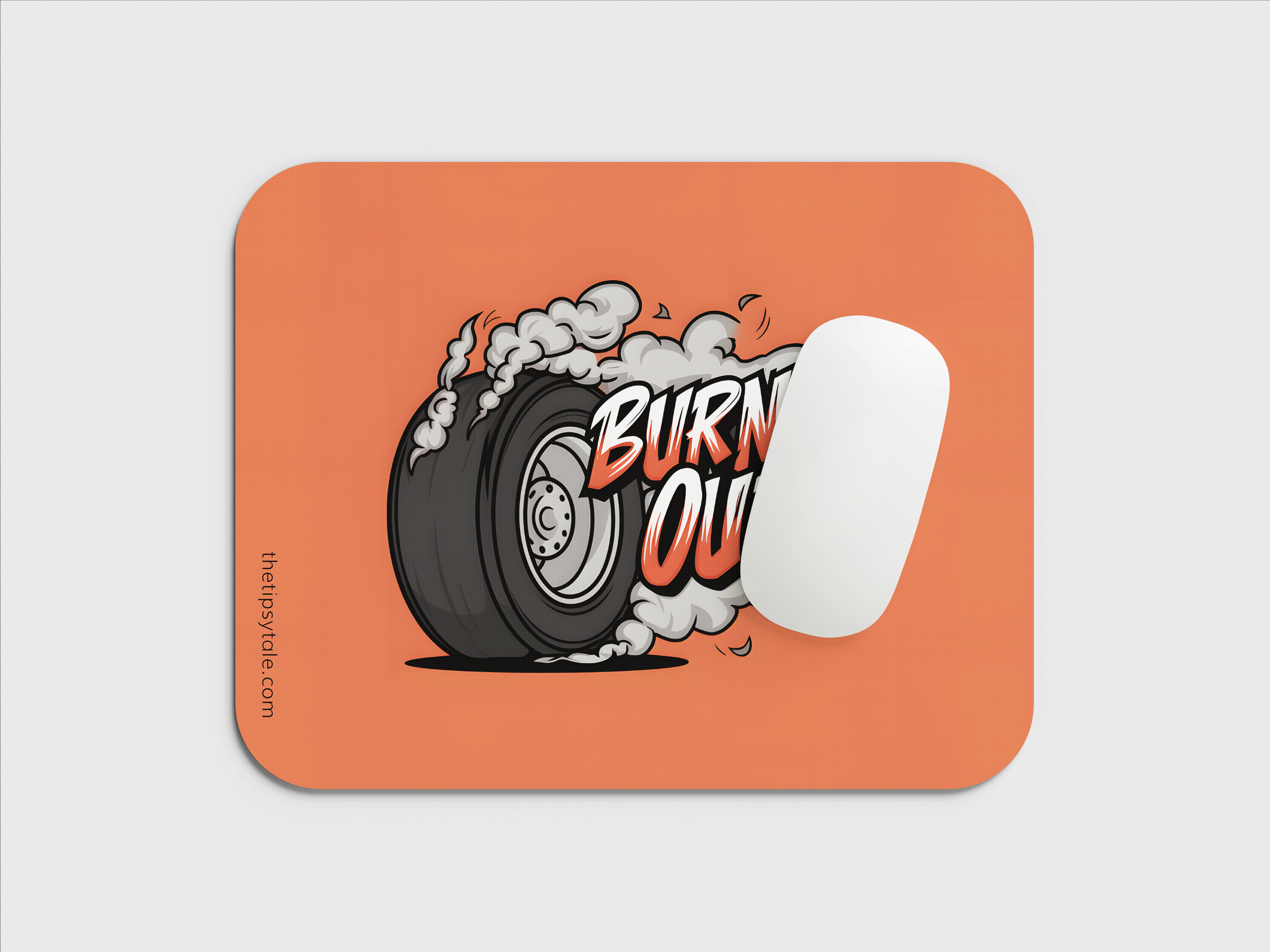 "Burnt Out" Mousepad – Enhance Your Workspace with Style