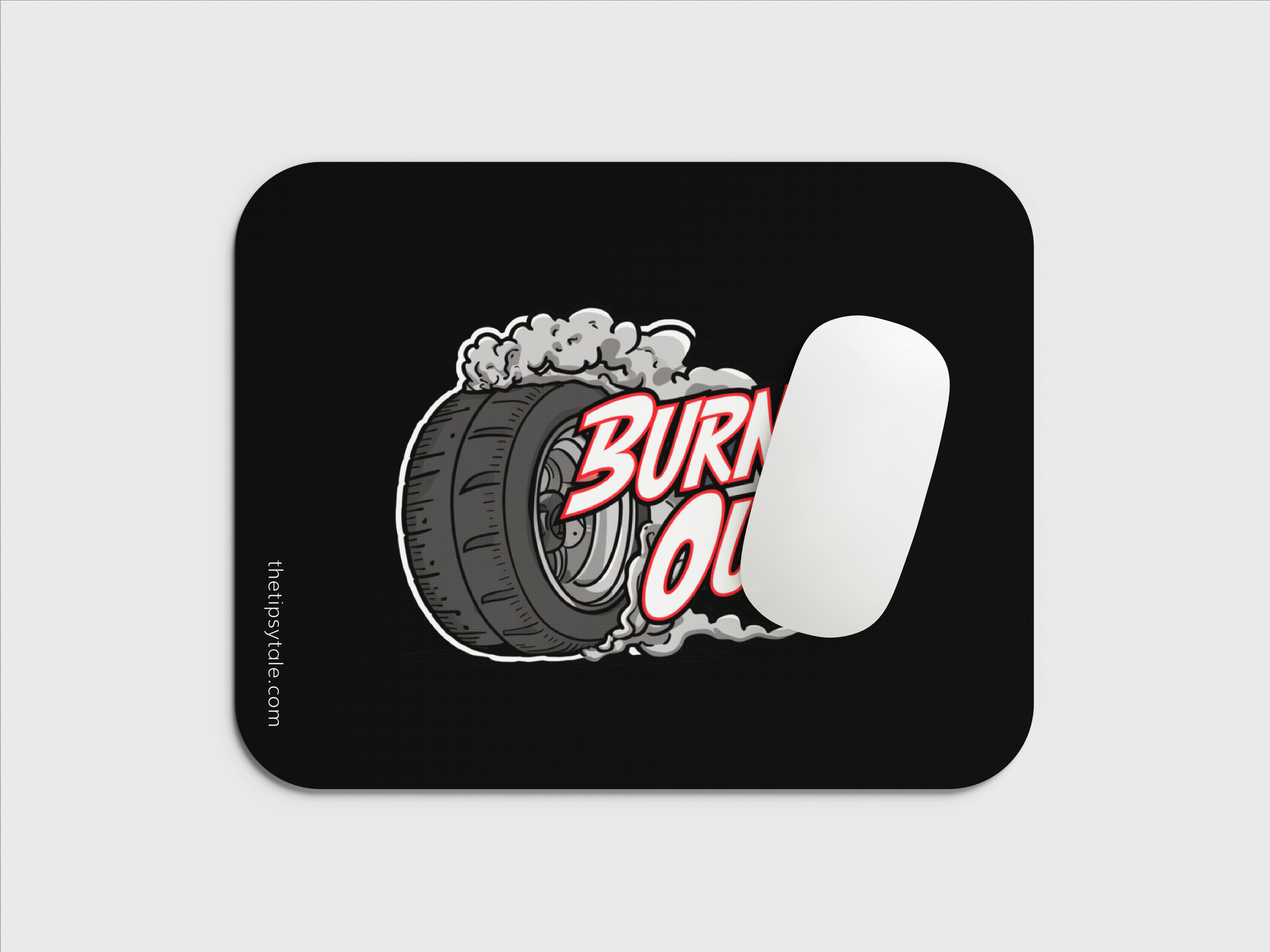 "Burnt Out" Mousepad – Enhance Your Workspace with Style