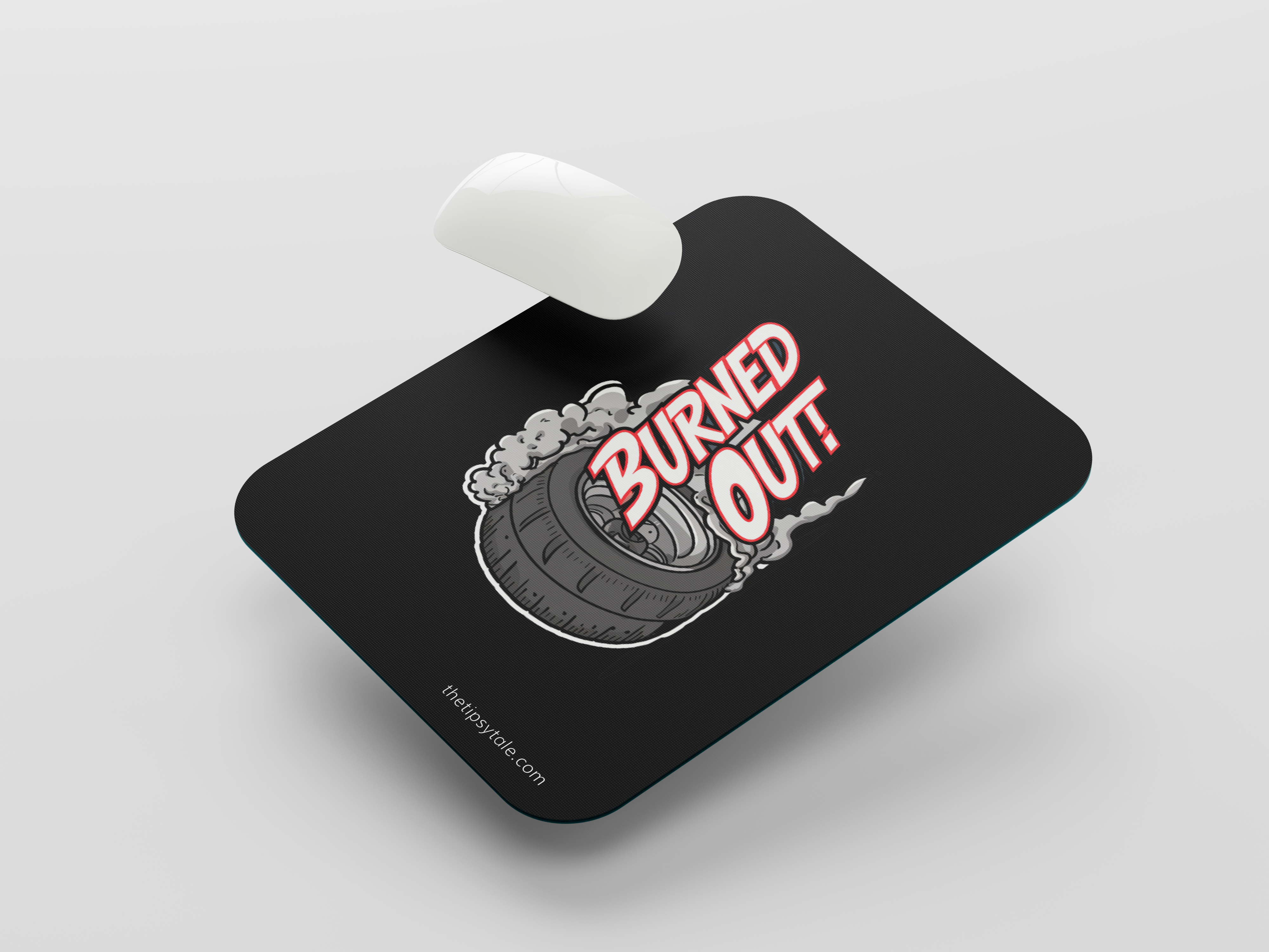 "Burnt Out" Mousepad – Enhance Your Workspace with Style