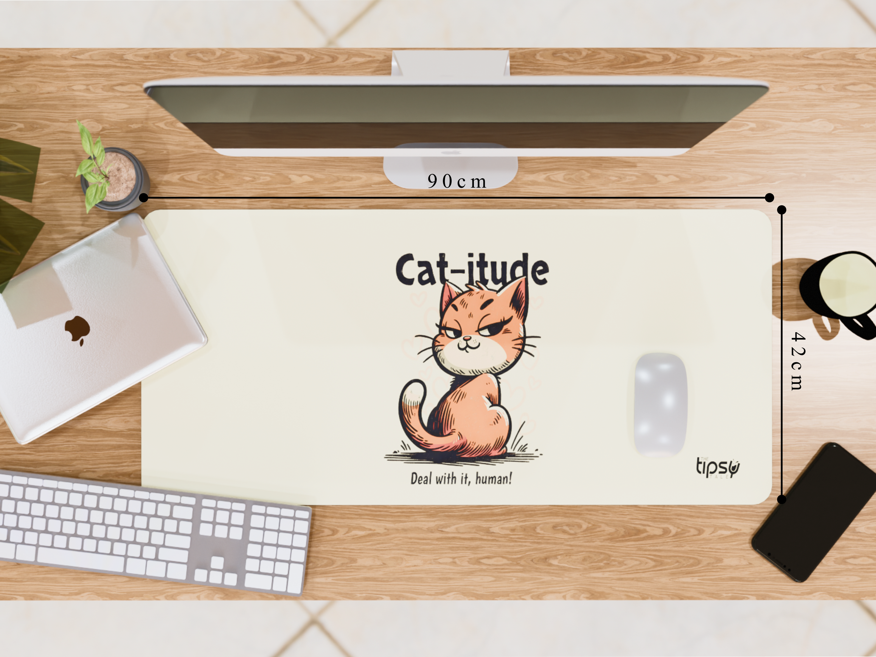 "Catitiude Pro Max" Gaming Mousepad – Elevate Your Gaming Experience