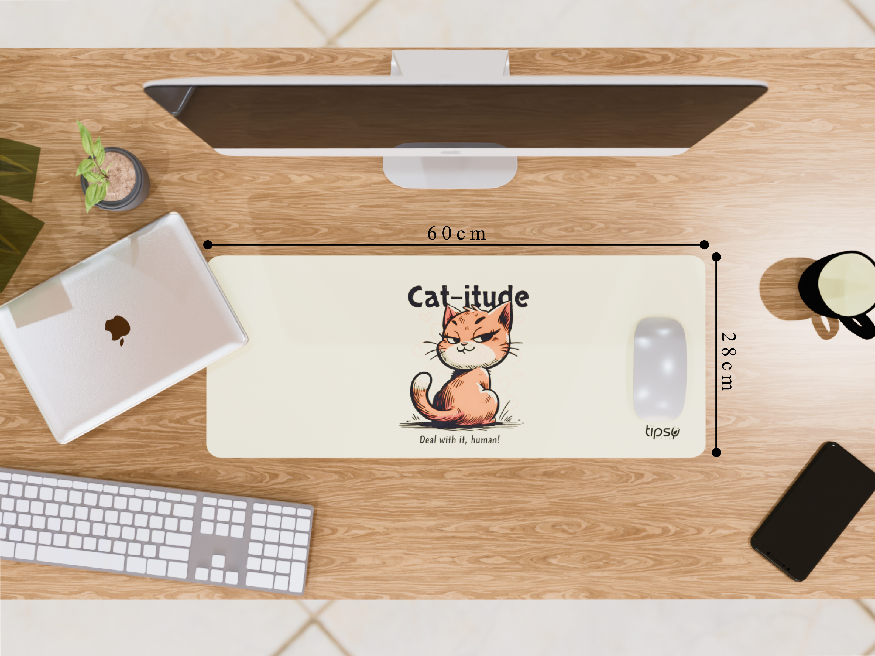 "Catitiude Pro Max" Gaming Mousepad – Elevate Your Gaming Experience